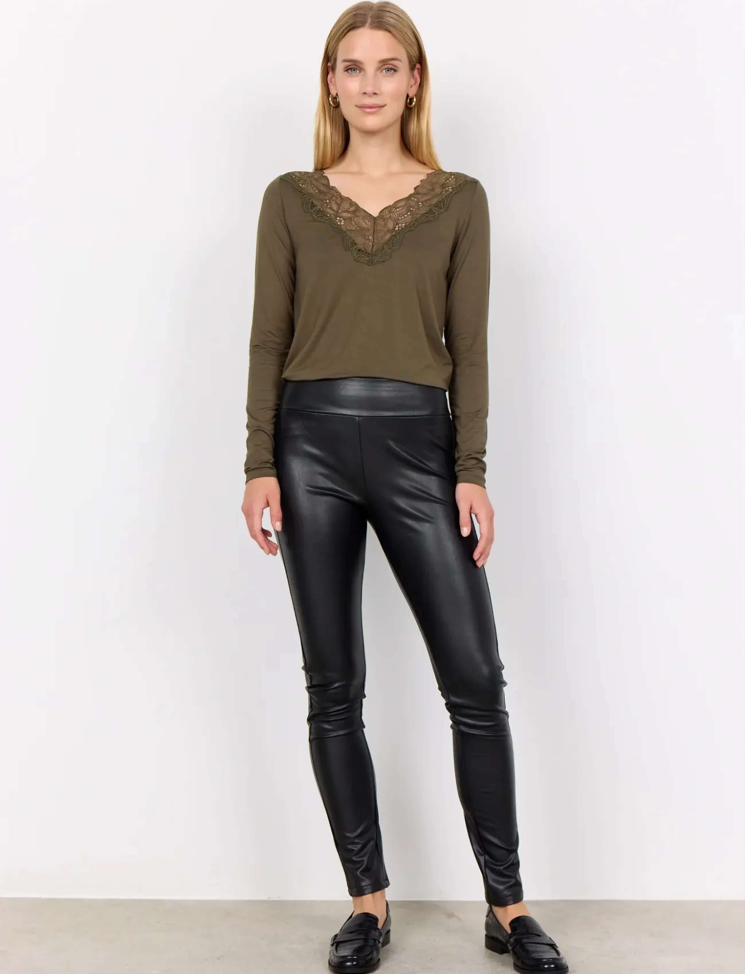 Soyaconcept SC-HAIDA - Skinnbukser - BLACK / black