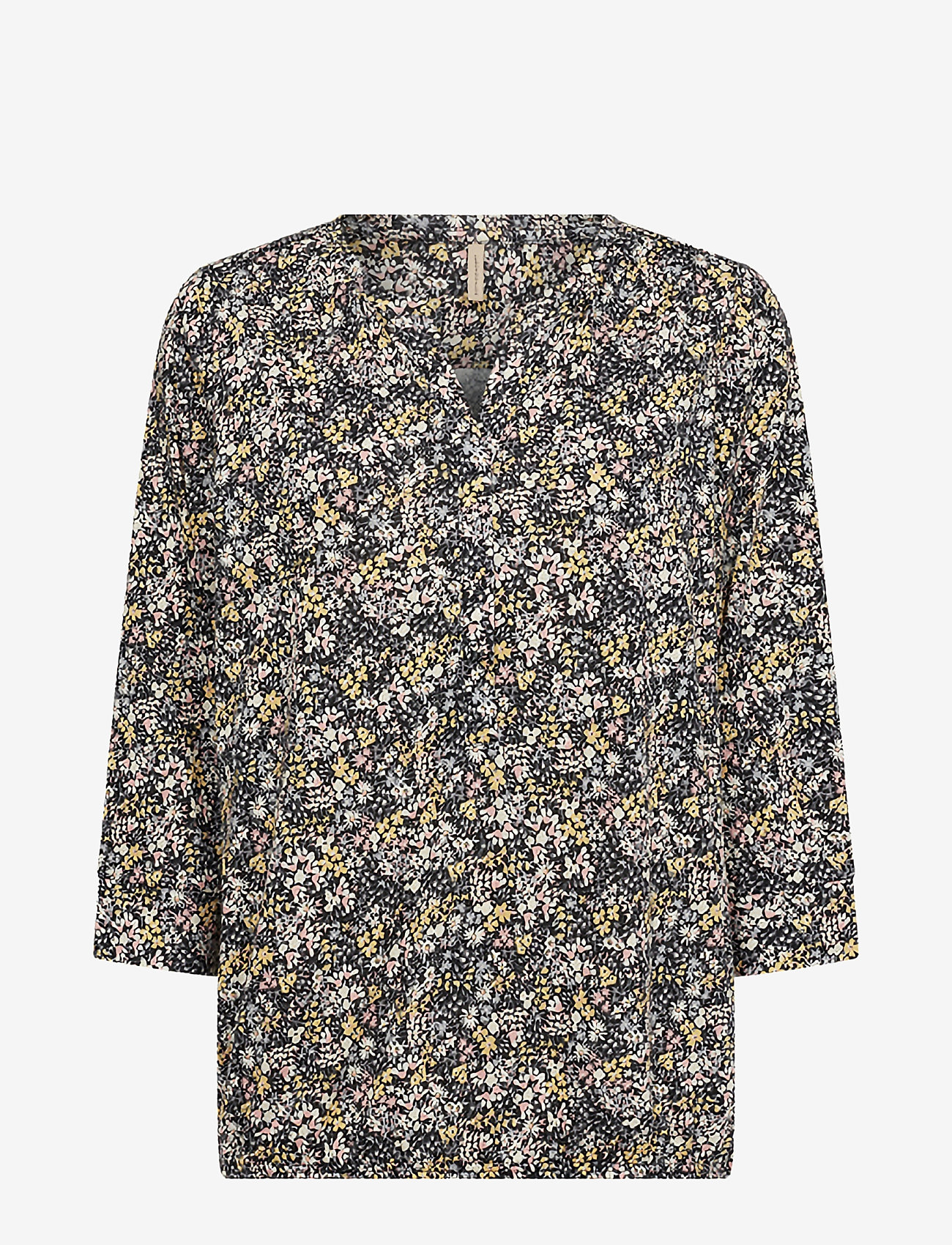 Soyaconcept - SC-FELICITY AOP - pikkade varrukatega pluusid - yellow combi - 0