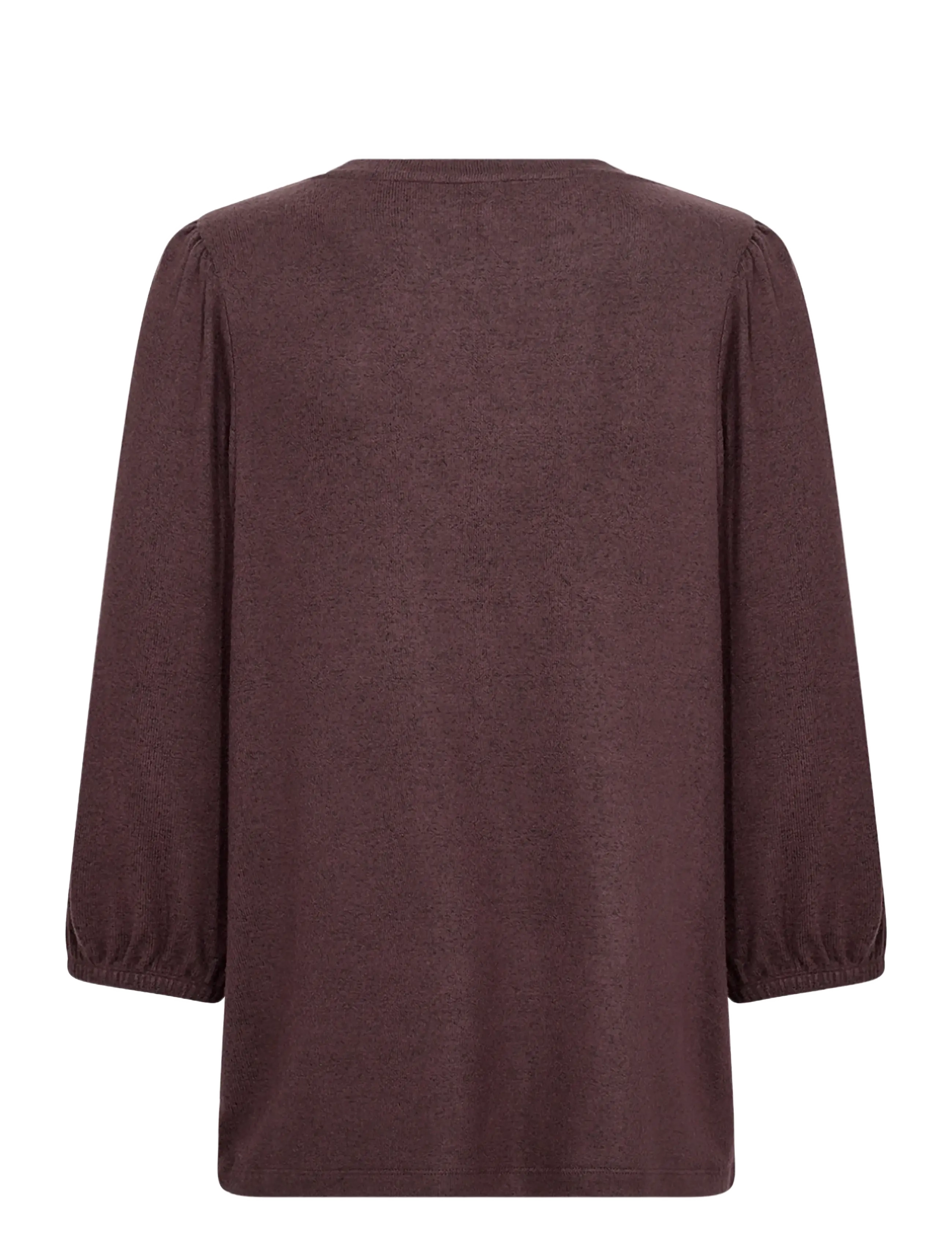Soyaconcept - SC-BIARA - pikkade varrukatega pluusid - 98980 chocolate plum melange - 2