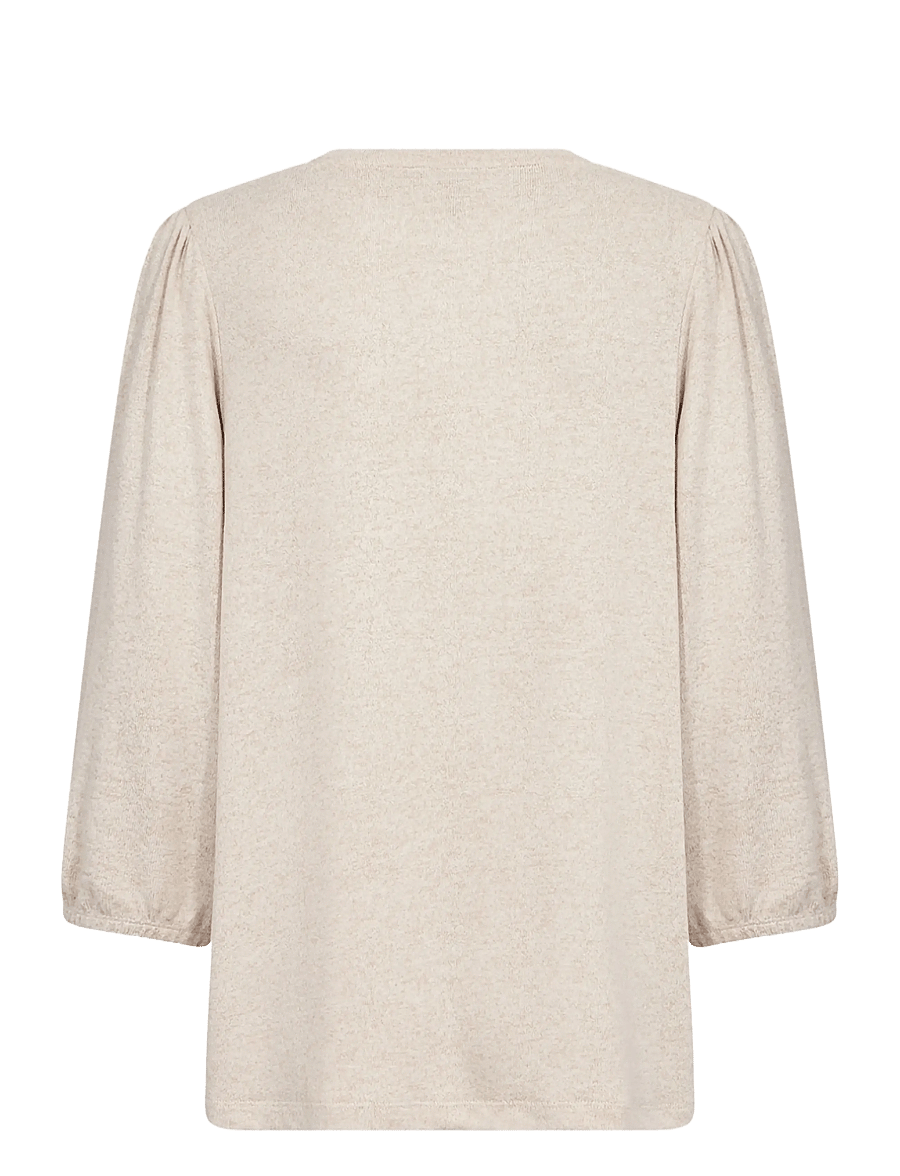 Soyaconcept - SC-BIARA - langärmelige blusen - 91620 cream melange - 1