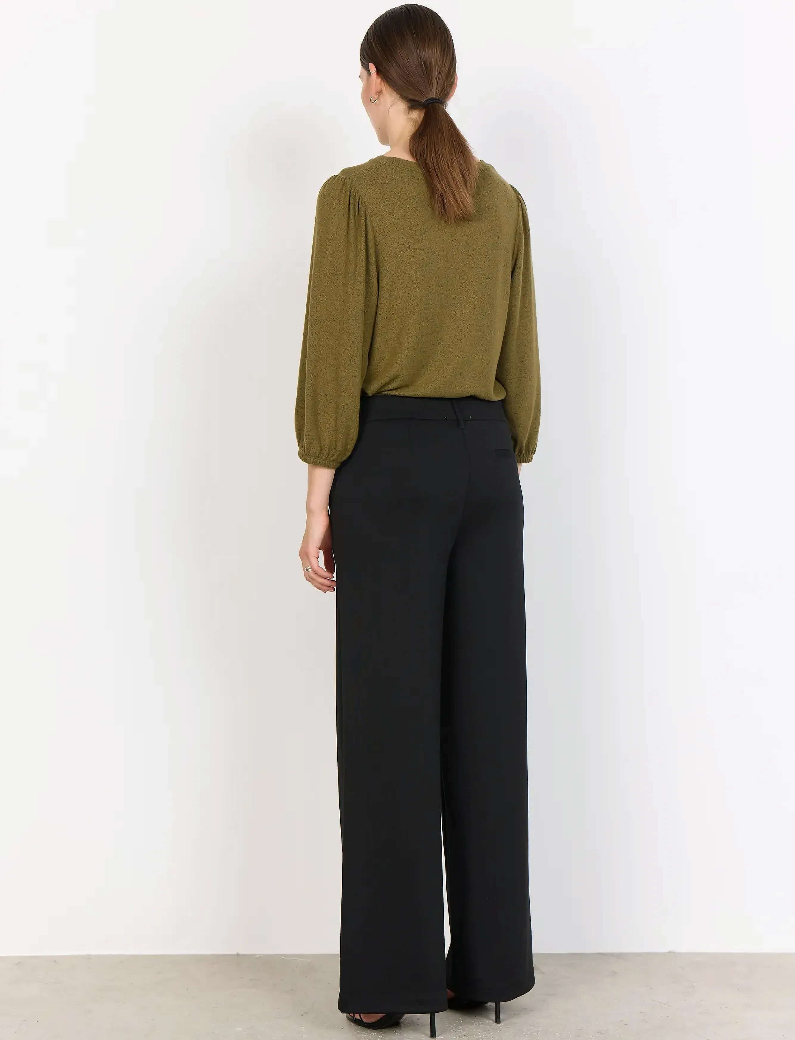 Soyaconcept - SC-BIARA - pikkade varrukatega pluusid - 97230 misty olive mel - 3