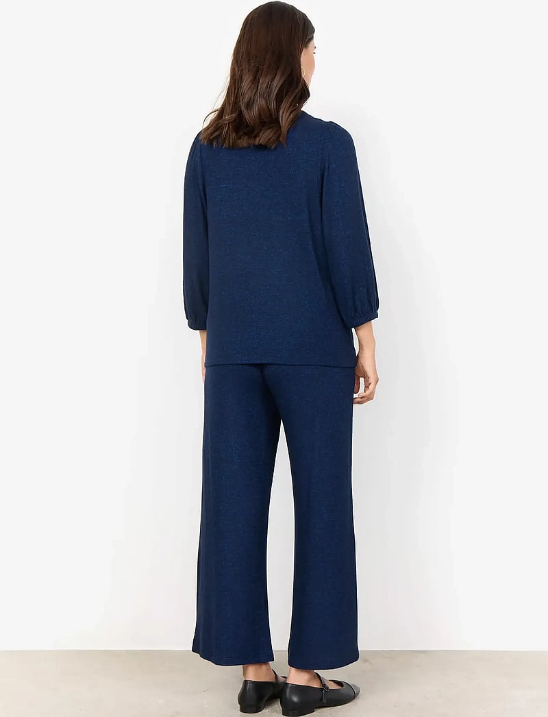 Soyaconcept - SC-BIARA - long sleeved blouses - navy melange - 3