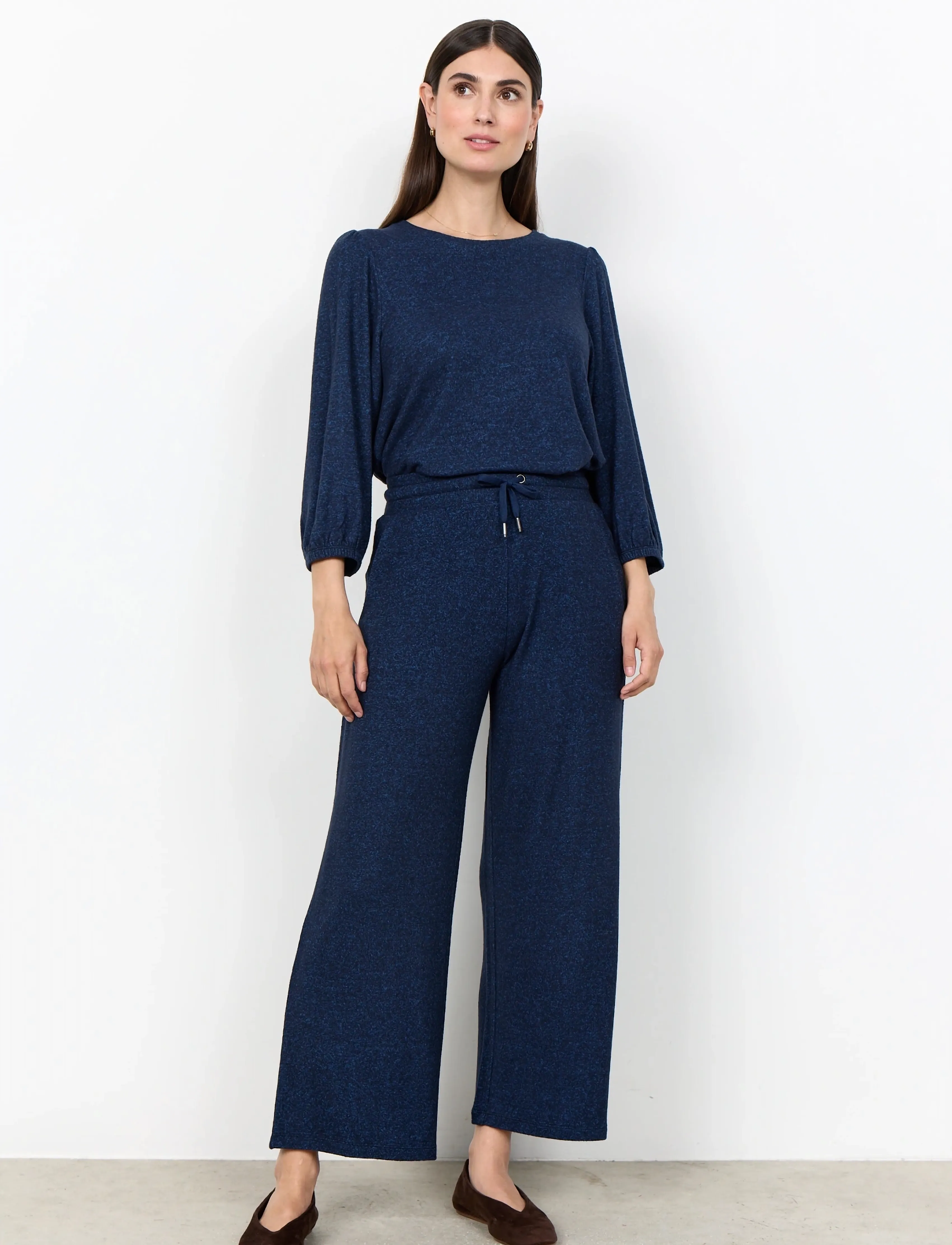 Soyaconcept - SC-BIARA - long sleeved blouses - navy melange - 3