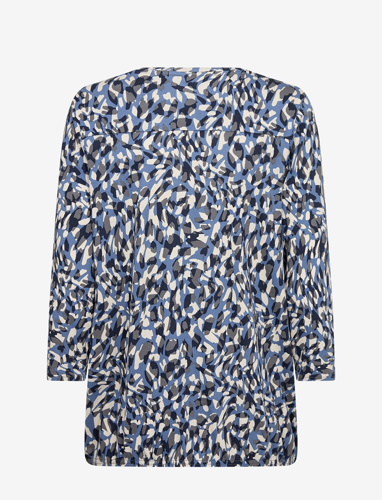 Soyaconcept - SC-FELICITY AOP - kortærmede bluser - blue iris combi - 2