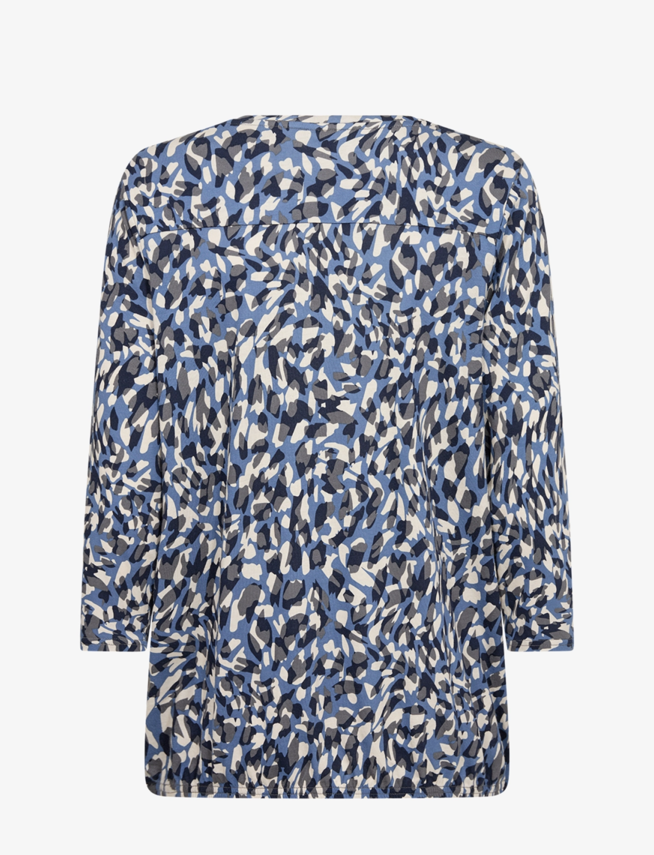 Soyaconcept - SC-FELICITY AOP - kortærmede bluser - blue iris combi - 2
