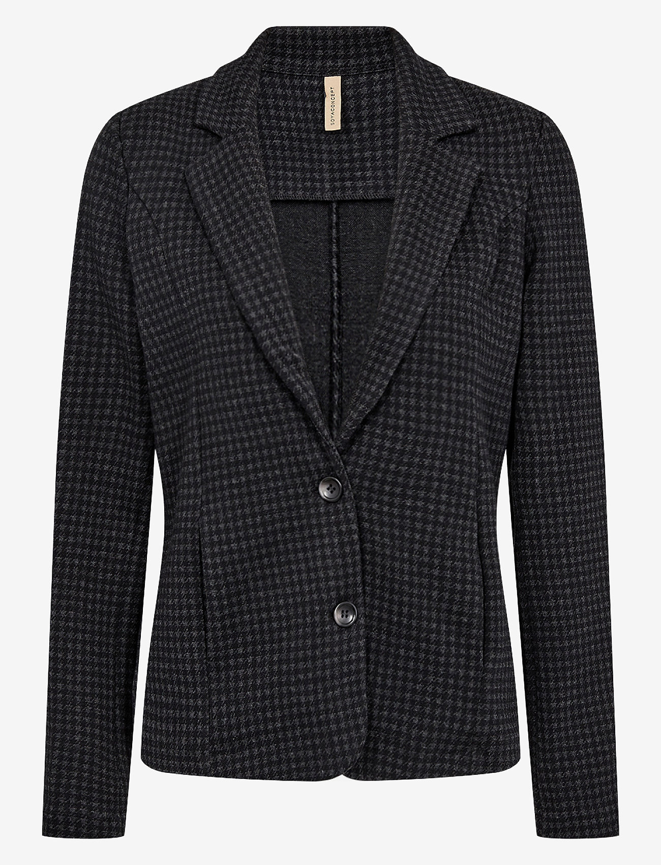 Soyaconcept - SC-ISOBEL - Ühes joones nööpidega bleiserid - black combi - 0