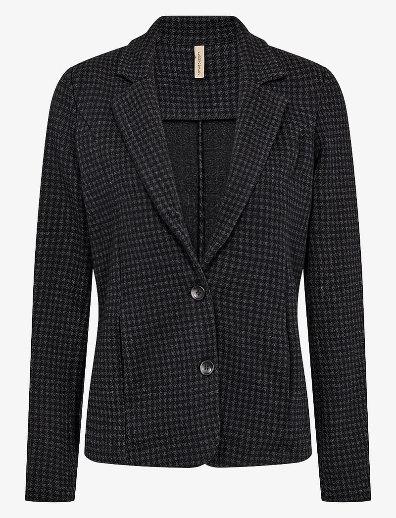 Soyaconcept - SC-ISOBEL - enkelknäppta kavajer - black combi - 1
