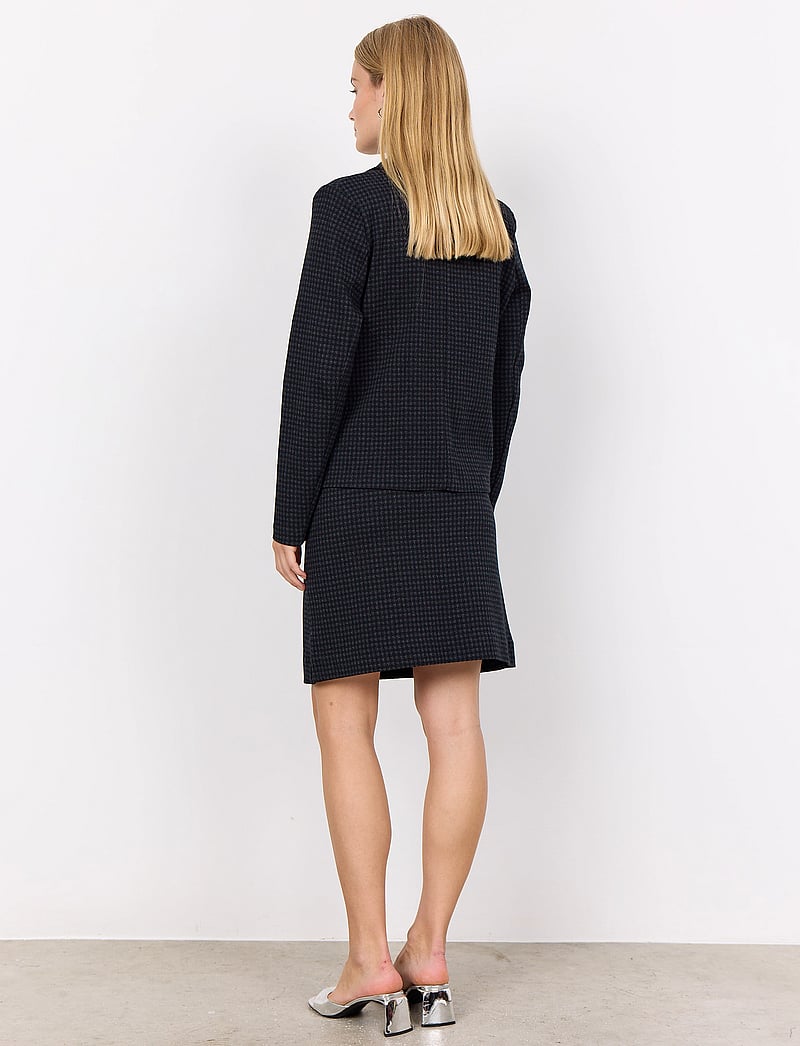 Soyaconcept - SC-ISOBEL - enkelknäppta kavajer - black combi - 3