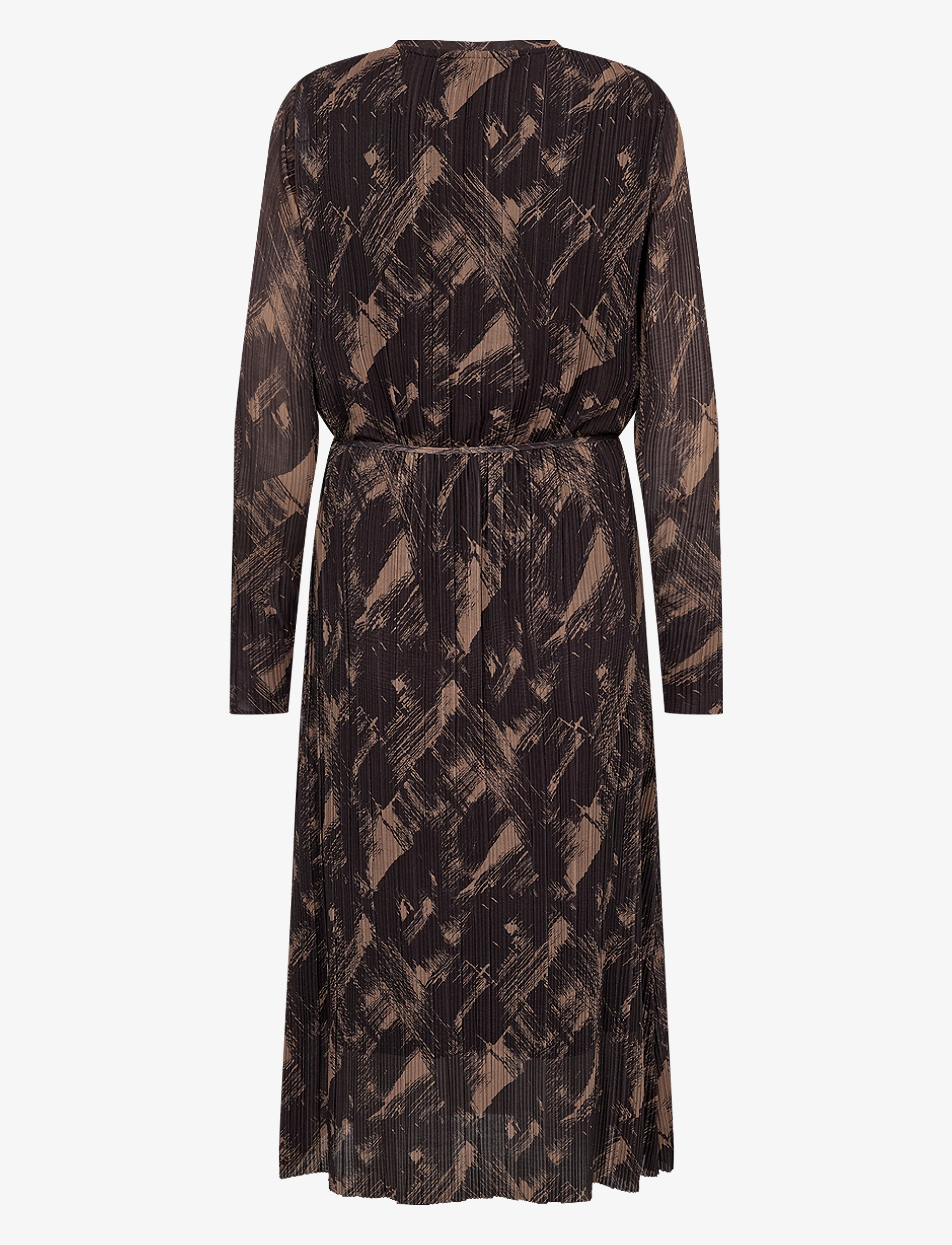 Soyaconcept - SC-ILIANE - midiklänningar - desert brown combi - 2