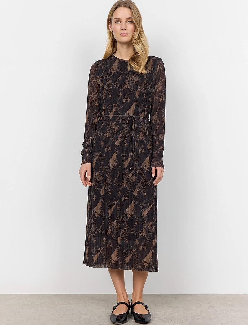 Soyaconcept - SC-ILIANE - midikleider - desert brown combi - 3