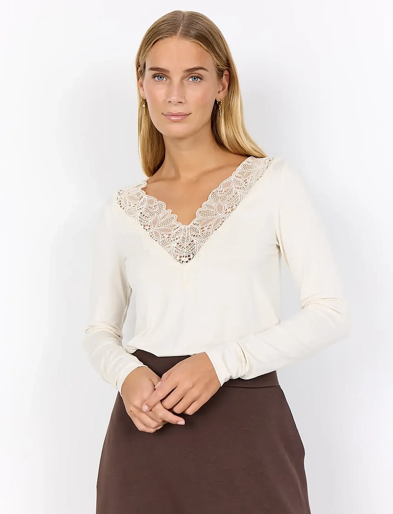 Soyaconcept - SC-MARICA - långärmade toppar - 1620 cream - 0