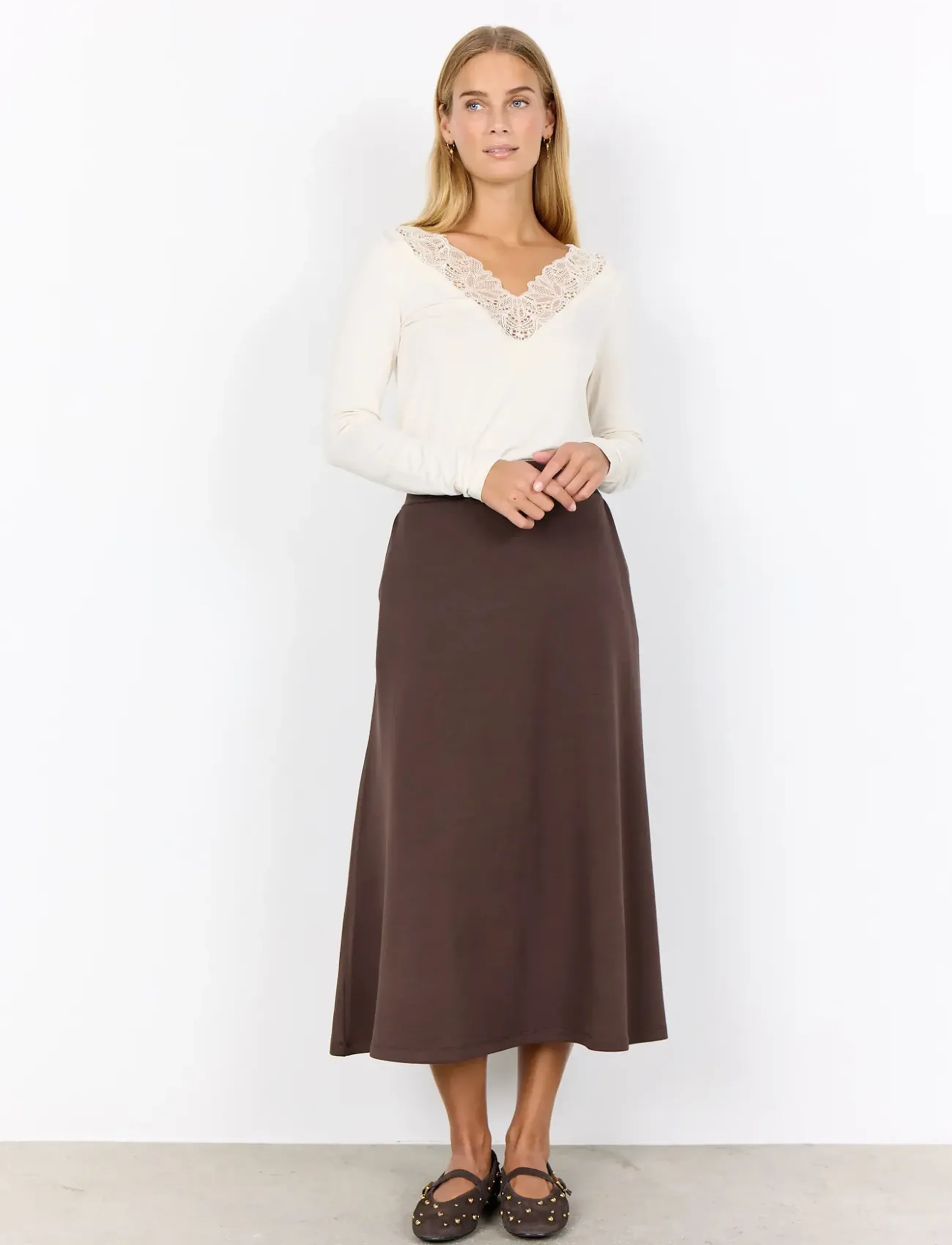 Soyaconcept - SC-MARICA - langärmlige tops - 1620 cream - 4