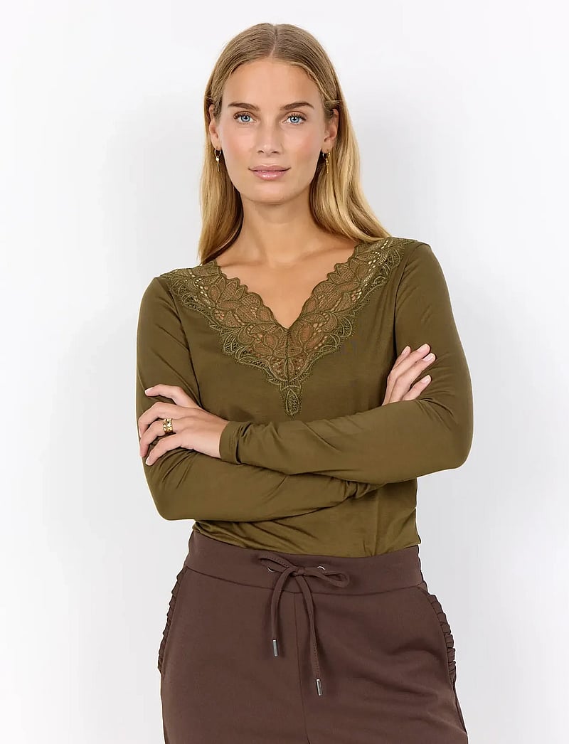 Soyaconcept - SC-MARICA - palaidinukės ilgomis rankovėmis - 7965 dark olive - 0