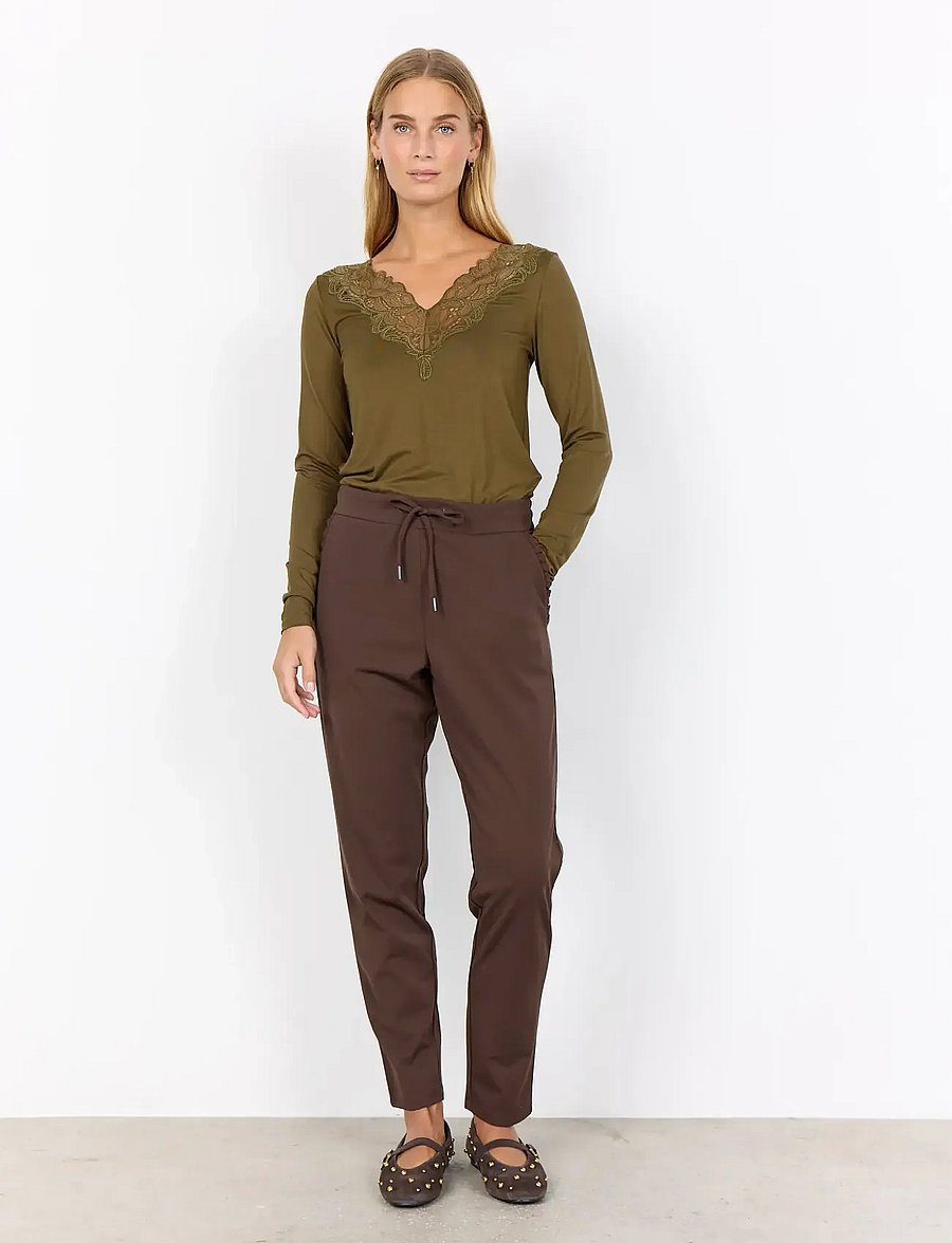 Soyaconcept - SC-MARICA - pikkade varrukatega alussärgid - 7965 dark olive - 4