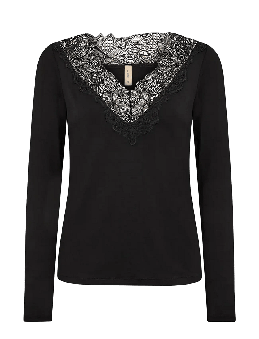 Soyaconcept - SC-MARICA - langärmlige tops - black - 1