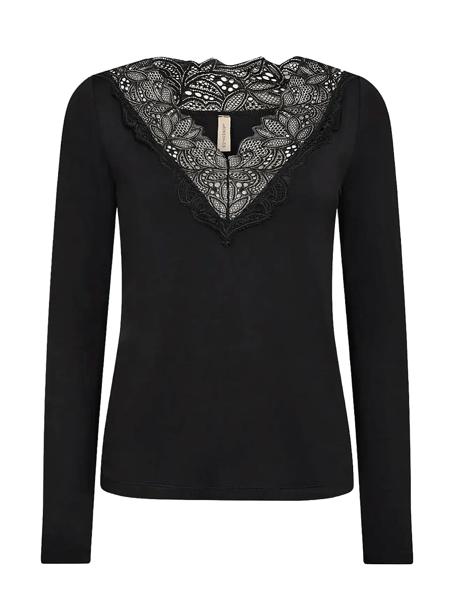 Soyaconcept - SC-MARICA - langærmede toppe - black - 1