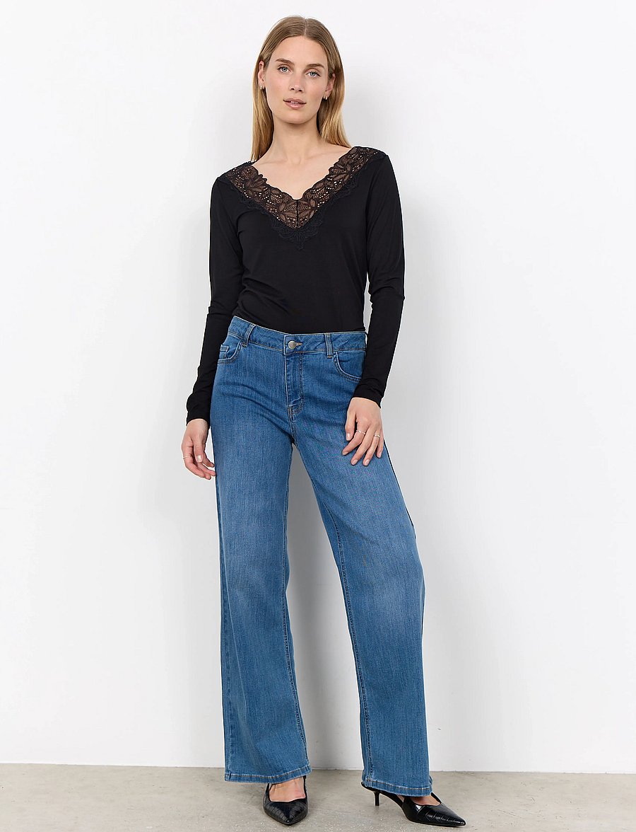 Soyaconcept - SC-MARICA - langærmede toppe - black - 3