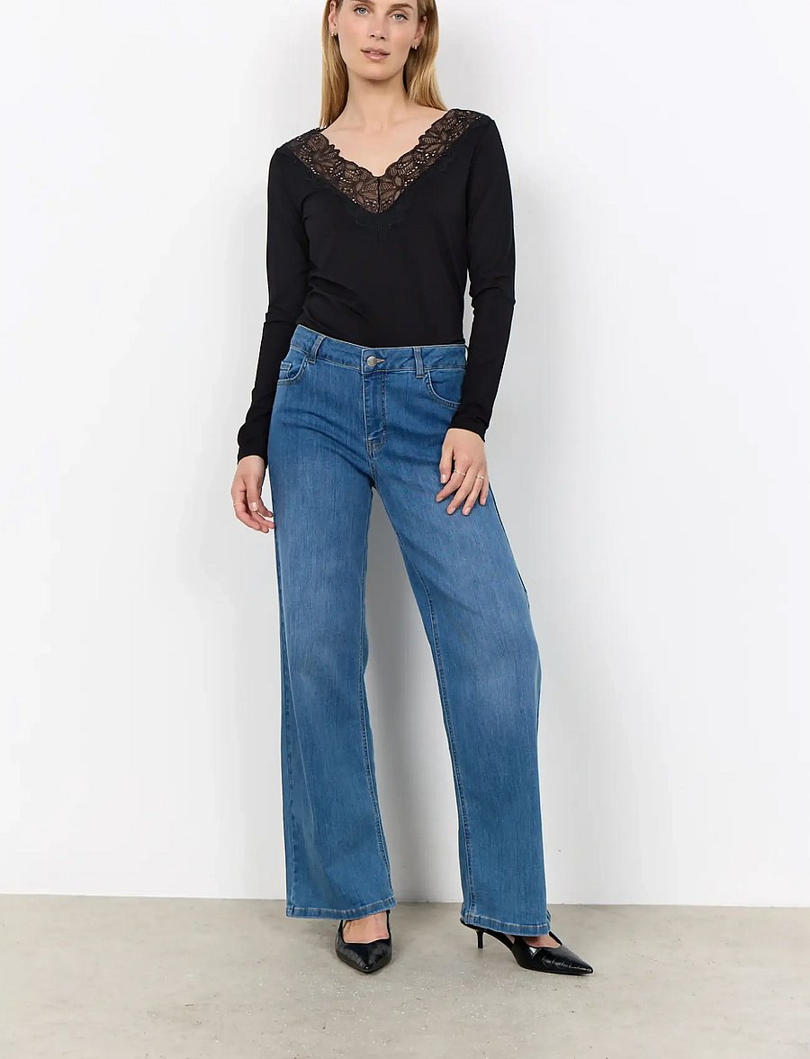Soyaconcept - SC-MARICA - langärmlige tops - black - 4