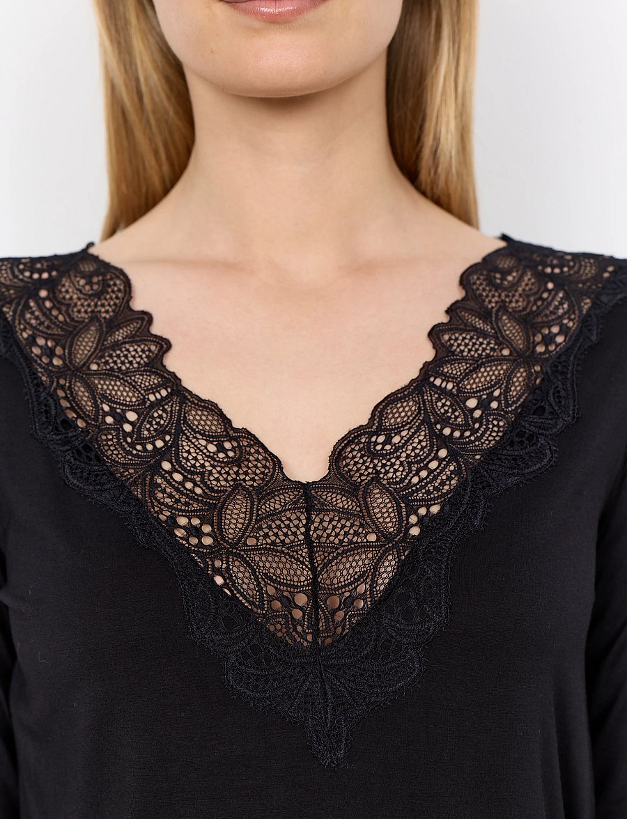 Soyaconcept - SC-MARICA - langærmede toppe - black - 5