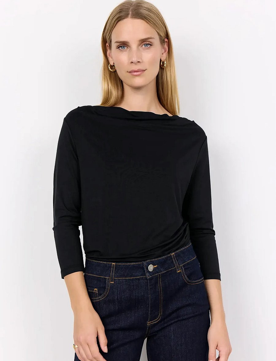 Soyaconcept - SC-MARICA - langärmlige tops - 9999 black - 0