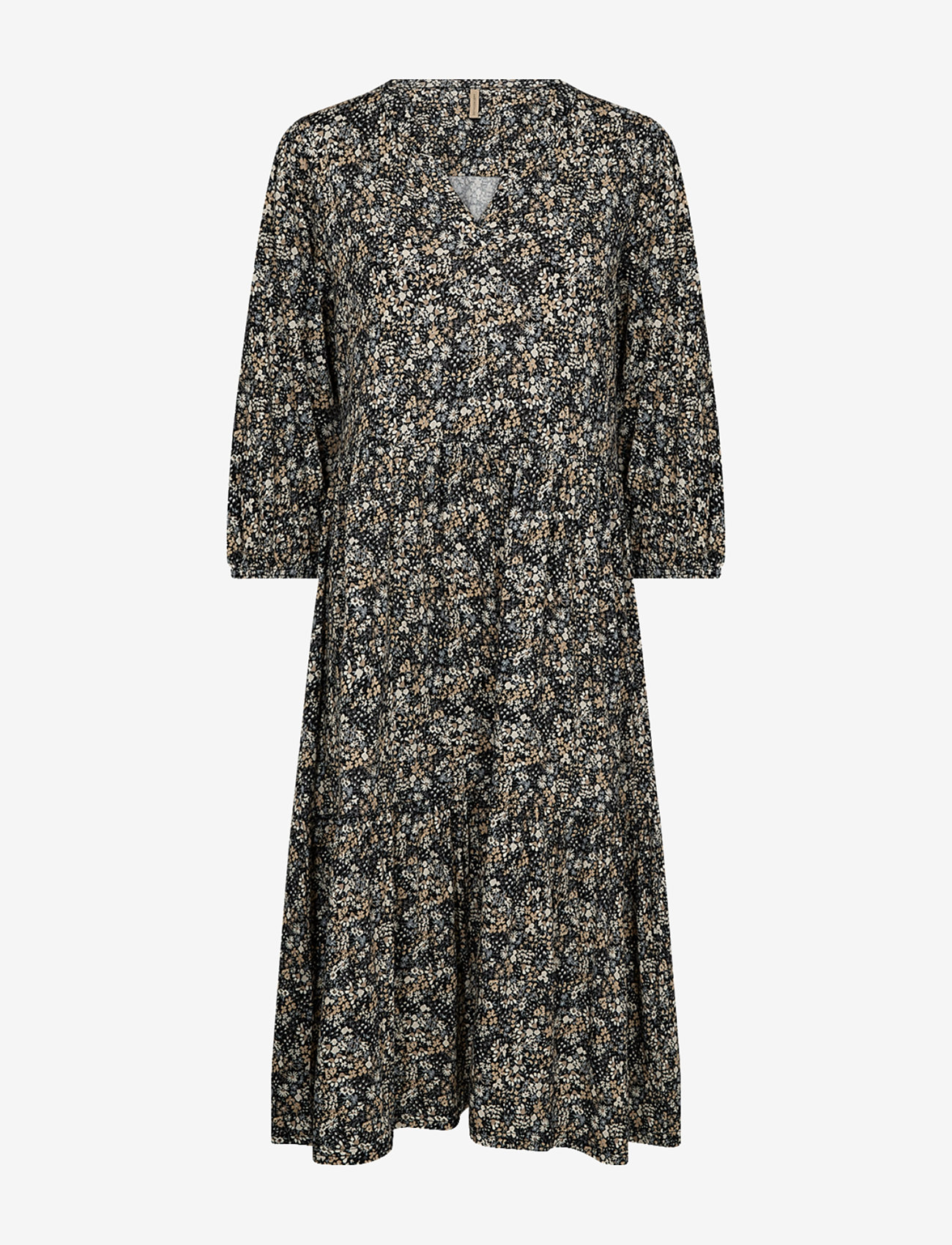 Soyaconcept - SC-FELICITY AOP - vidutinio ilgio suknelės - black combi - 0