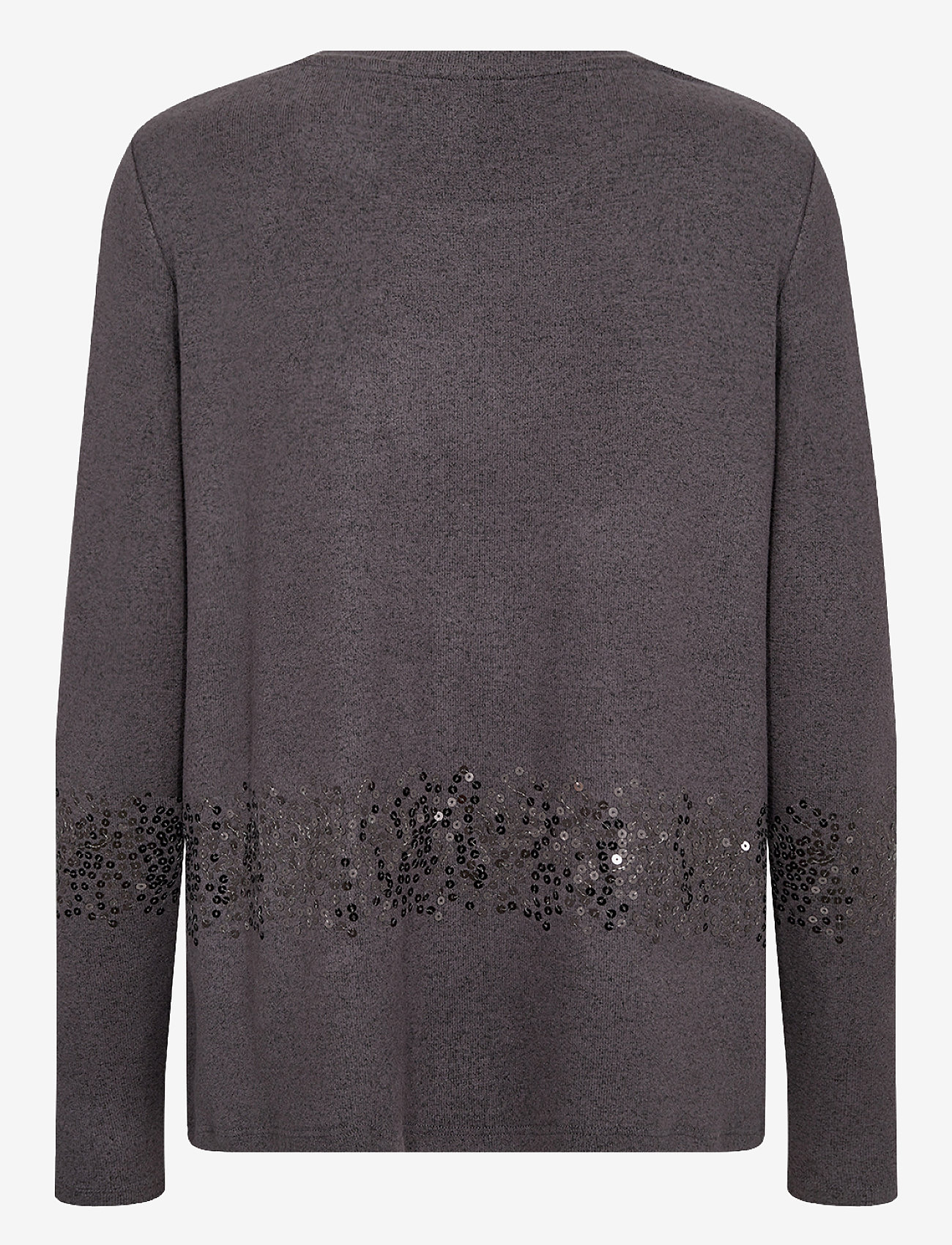 Soyaconcept - SC-BIARA - langärmlige blusen - dk grey melange - 1