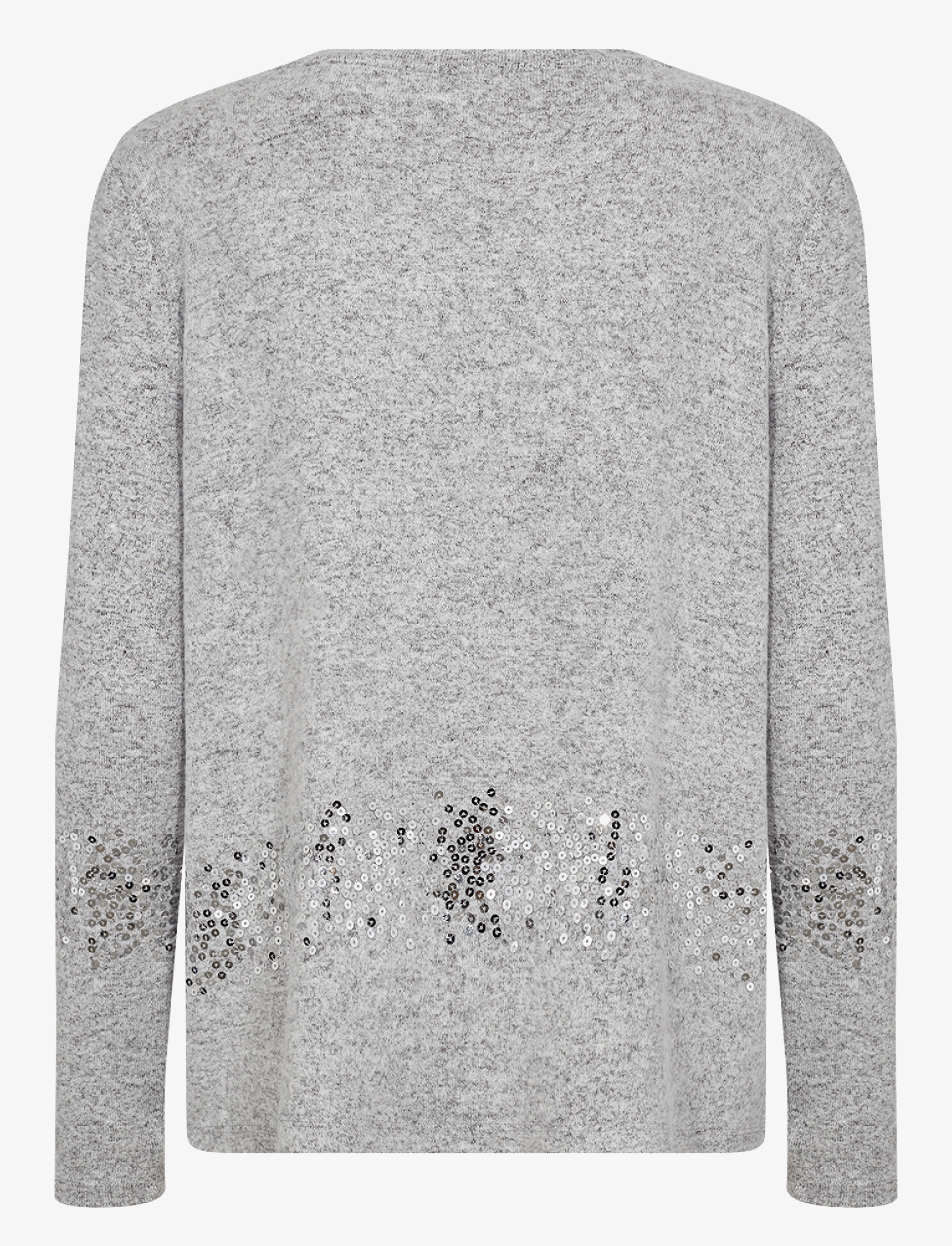 Soyaconcept - SC-BIARA - langærmede bluser - lt grey melange - 2
