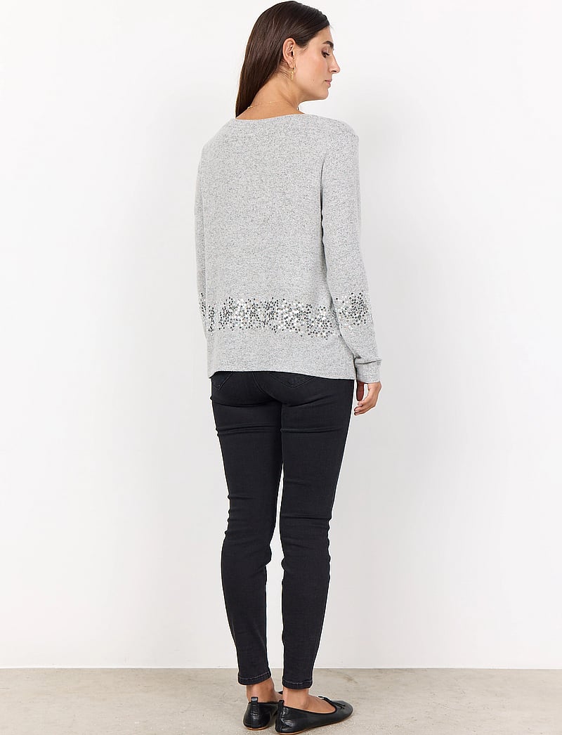 Soyaconcept - SC-BIARA - långärmade blusar - lt grey melange - 3