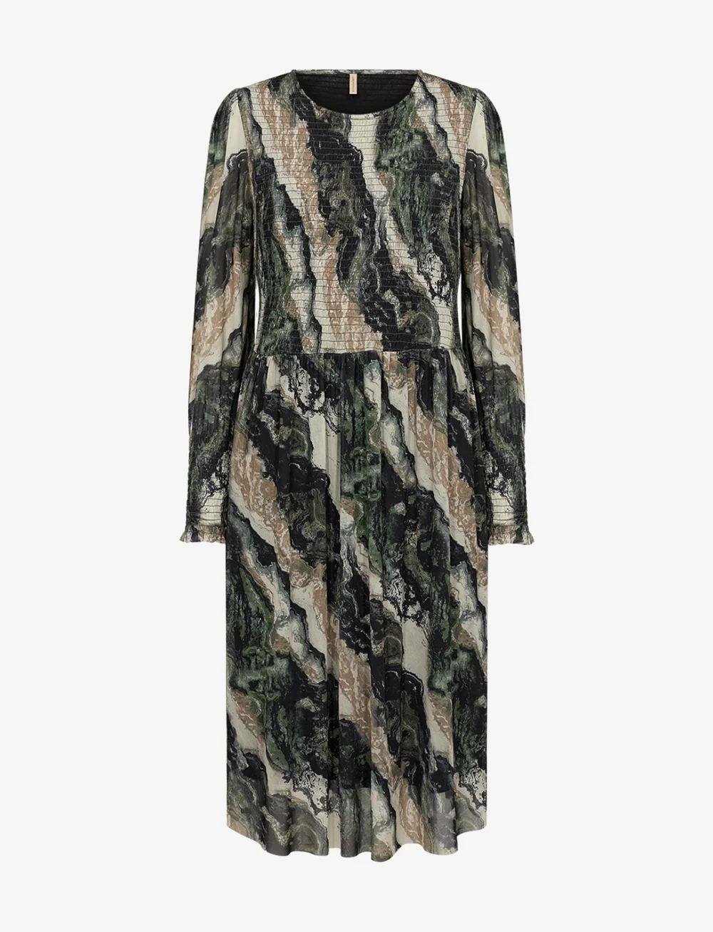 Soyaconcept - SC-ALDA AOP - sommerkleider - dark army combi - 1