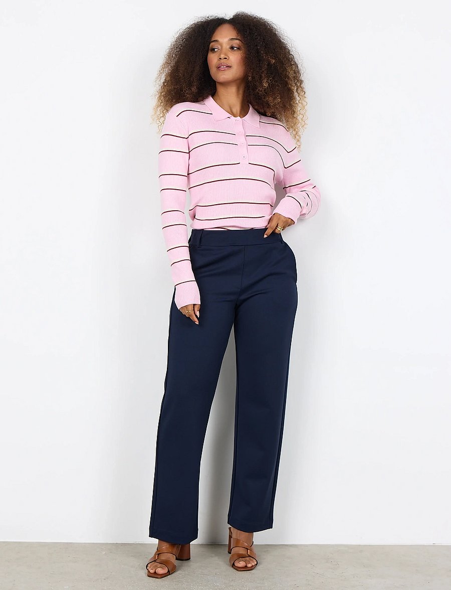 Soyaconcept - SC-NANNI - raka byxor - 6910 navy - 0