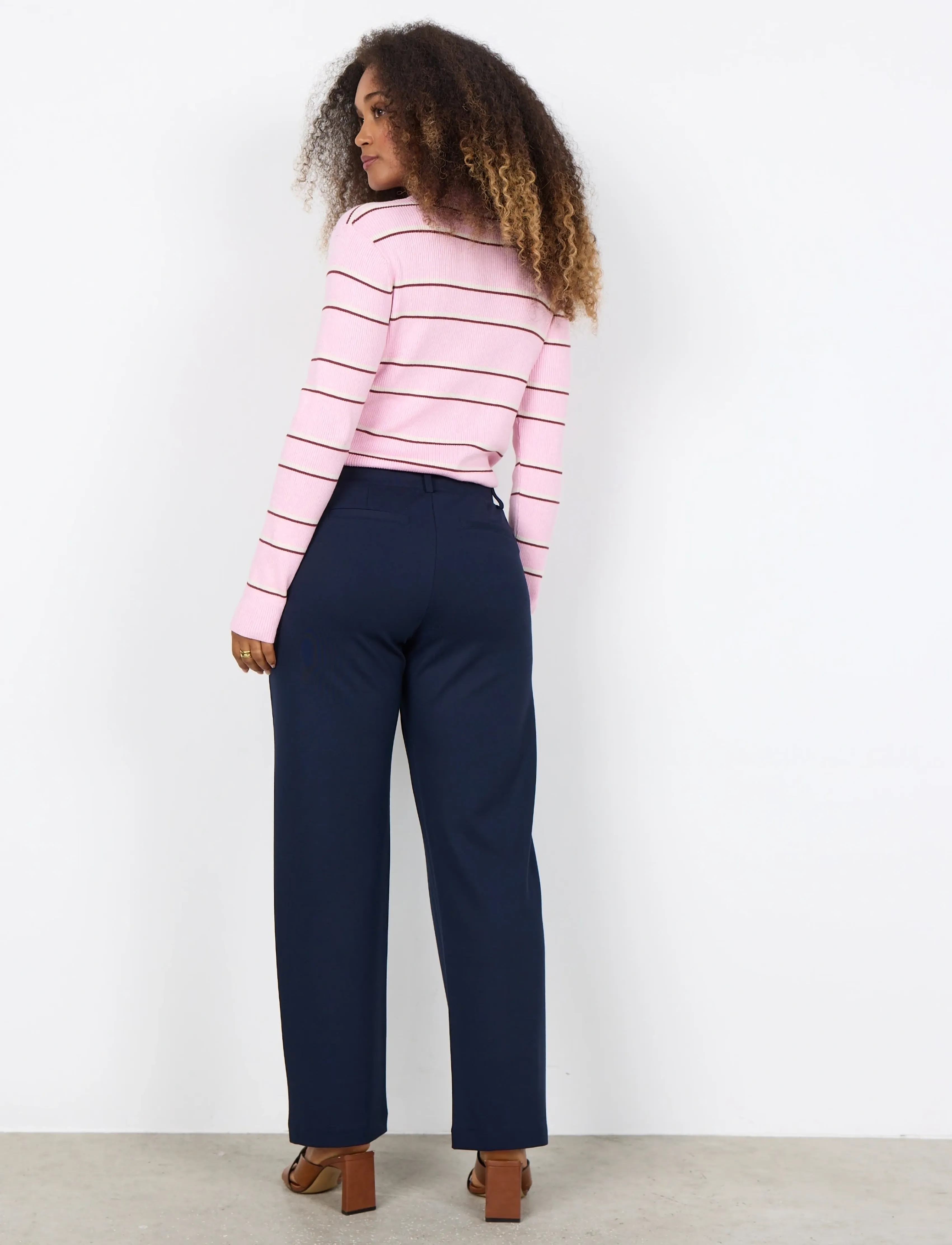 Soyaconcept - SC-NANNI - raka byxor - 6910 navy - 4
