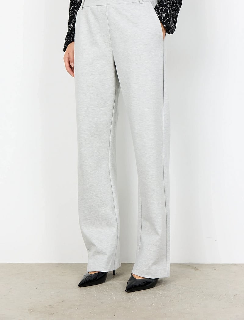 Soyaconcept - SC-NANNI - bukser med lige ben - 99110 lt grey melange - 3