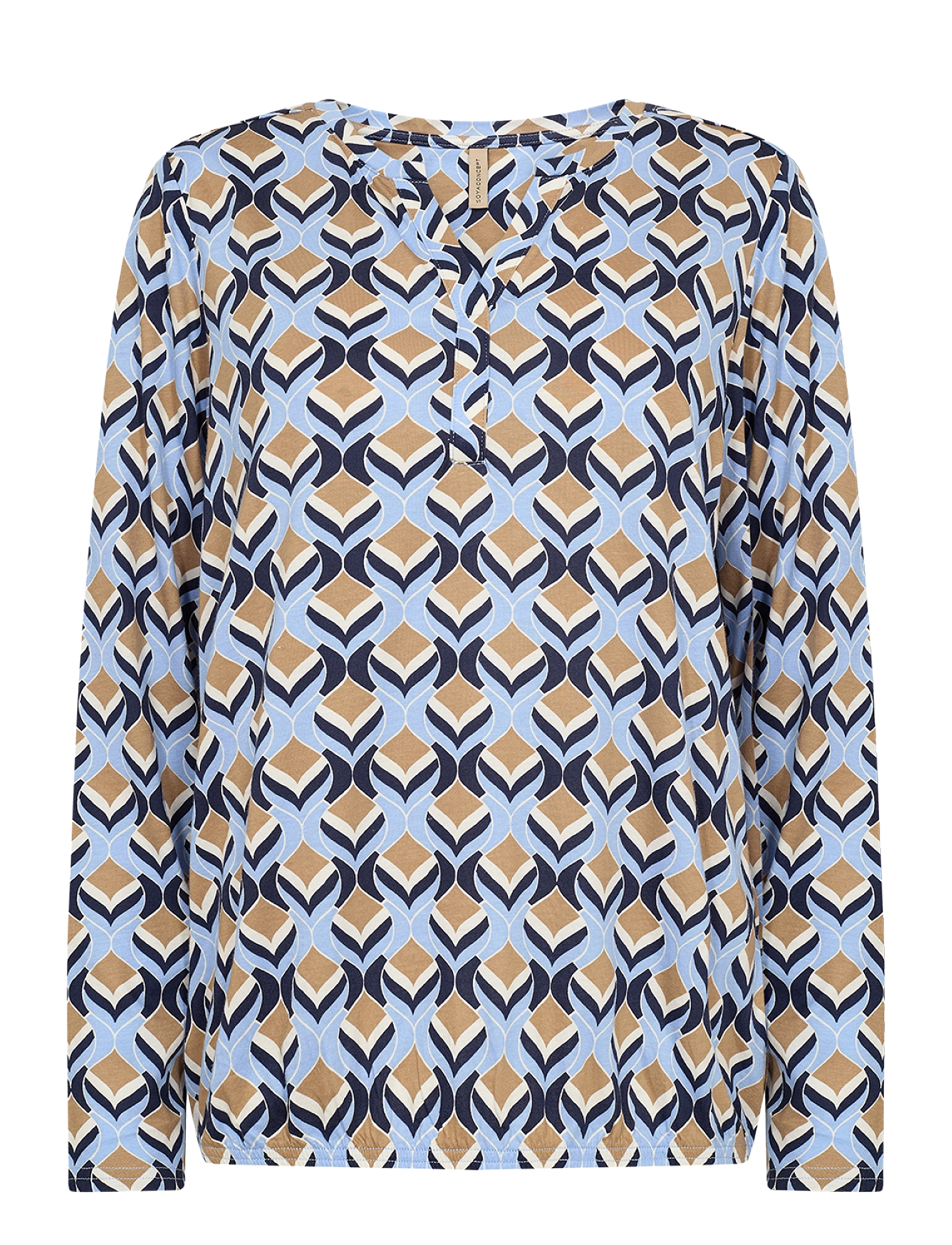 Soyaconcept SC-FELICITY AOP - Bluser - AIR BLUE COMBI / blue