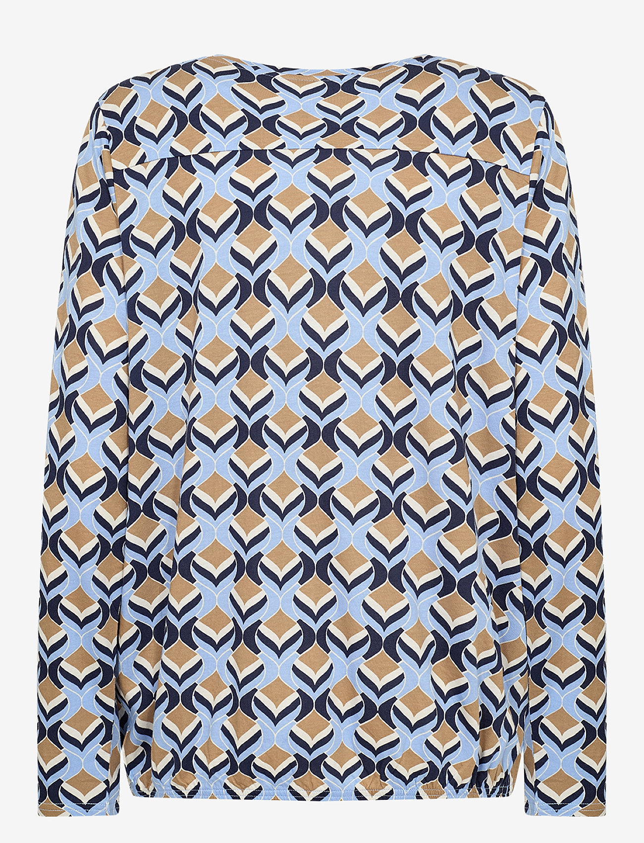 Soyaconcept - SC-FELICITY AOP - långärmade blusar - air blue combi - 2