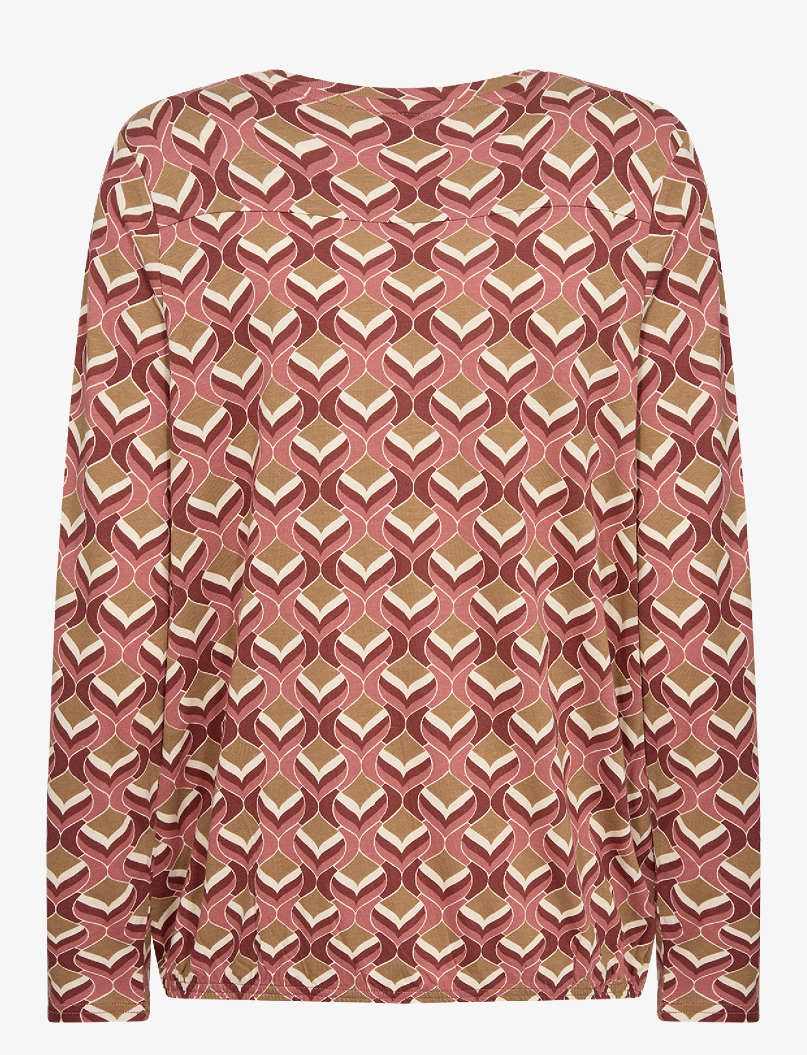 Soyaconcept - SC-FELICITY AOP - langærmede bluser - blush combi - 2