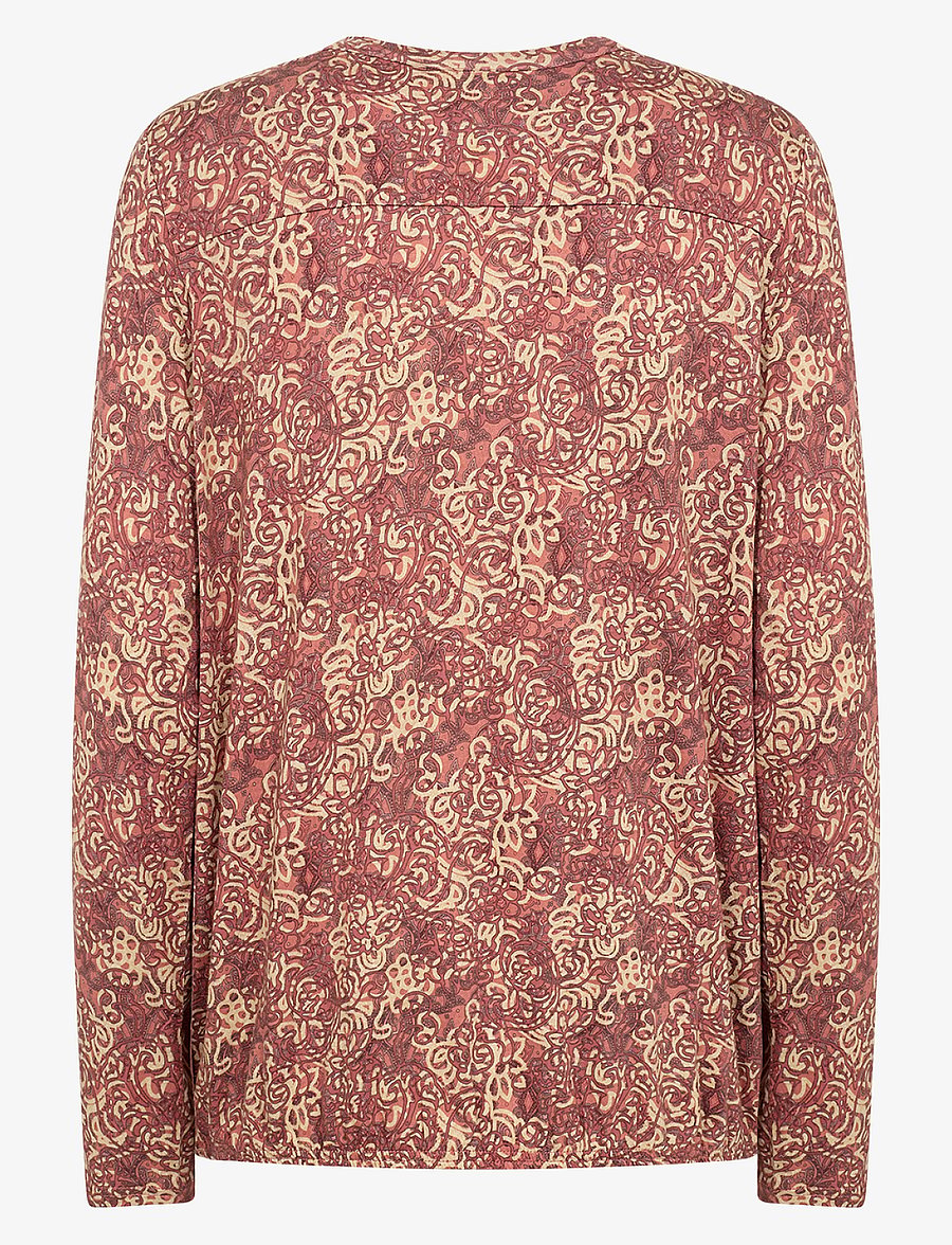 Soyaconcept - SC-FELICITY AOP - langärmelige blusen - blush combi - 1