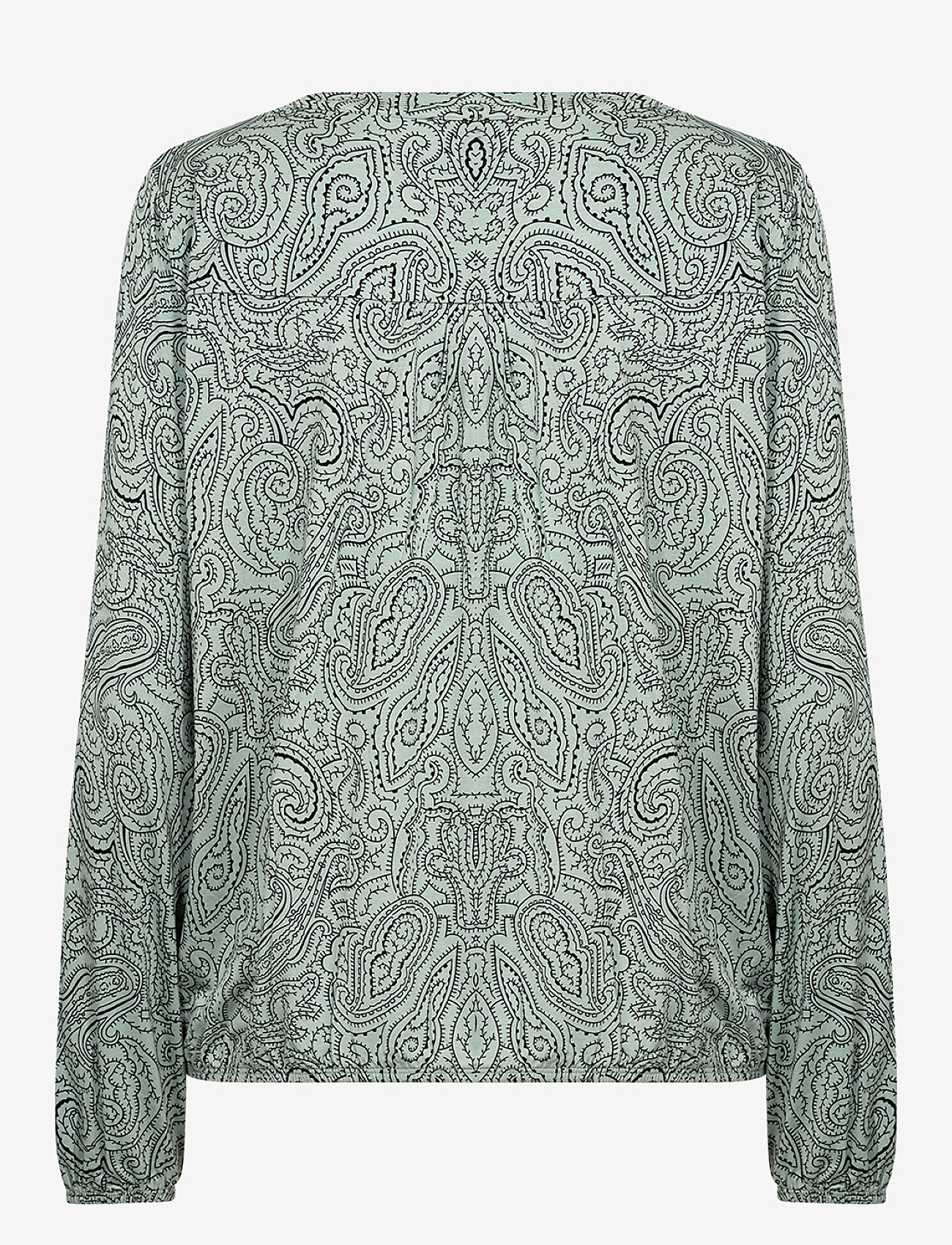 Soyaconcept - SC-MARICA AOP - long sleeved blouses - mineral green combi - 2