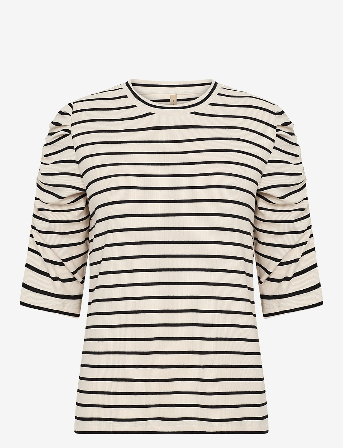 Soyaconcept - SC-ONIE - langærmede toppe - cream combi - 0