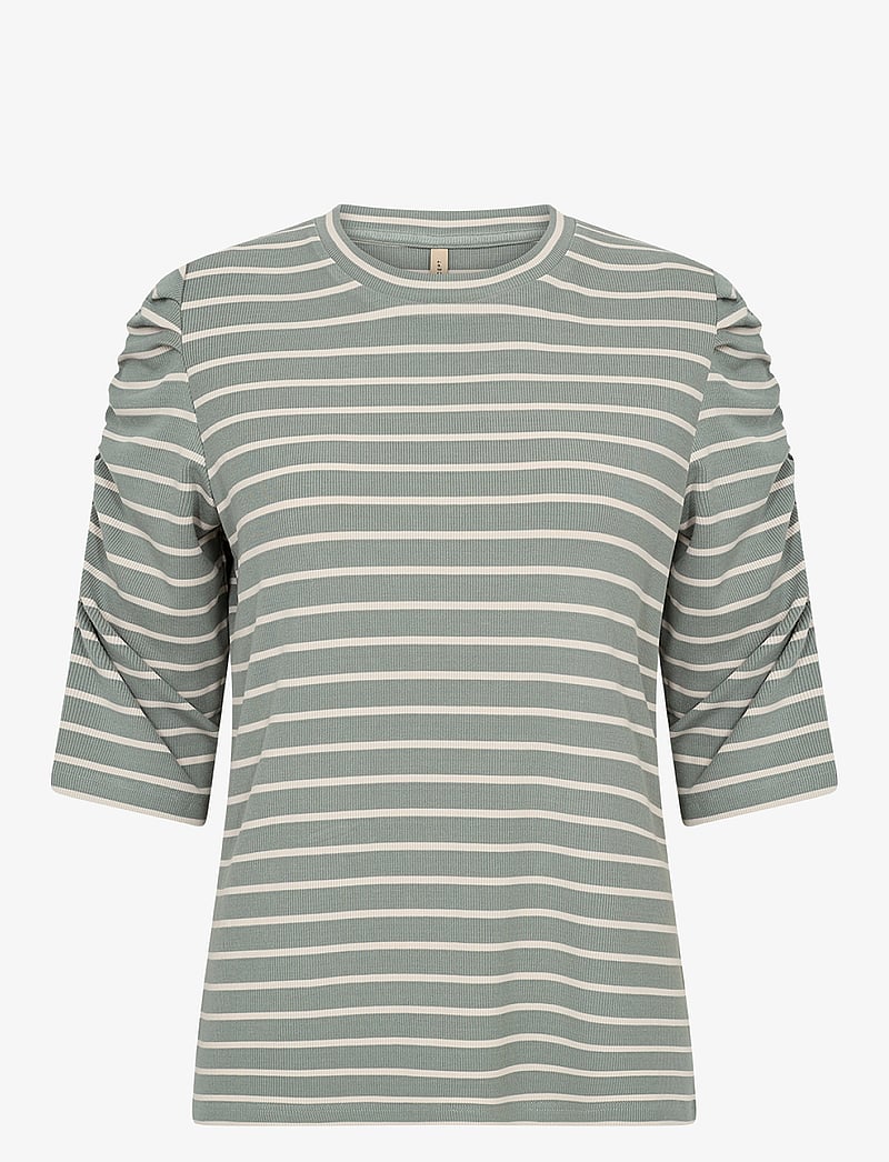 Soyaconcept - SC-ONIE - långärmade toppar - mineral green combi - 0