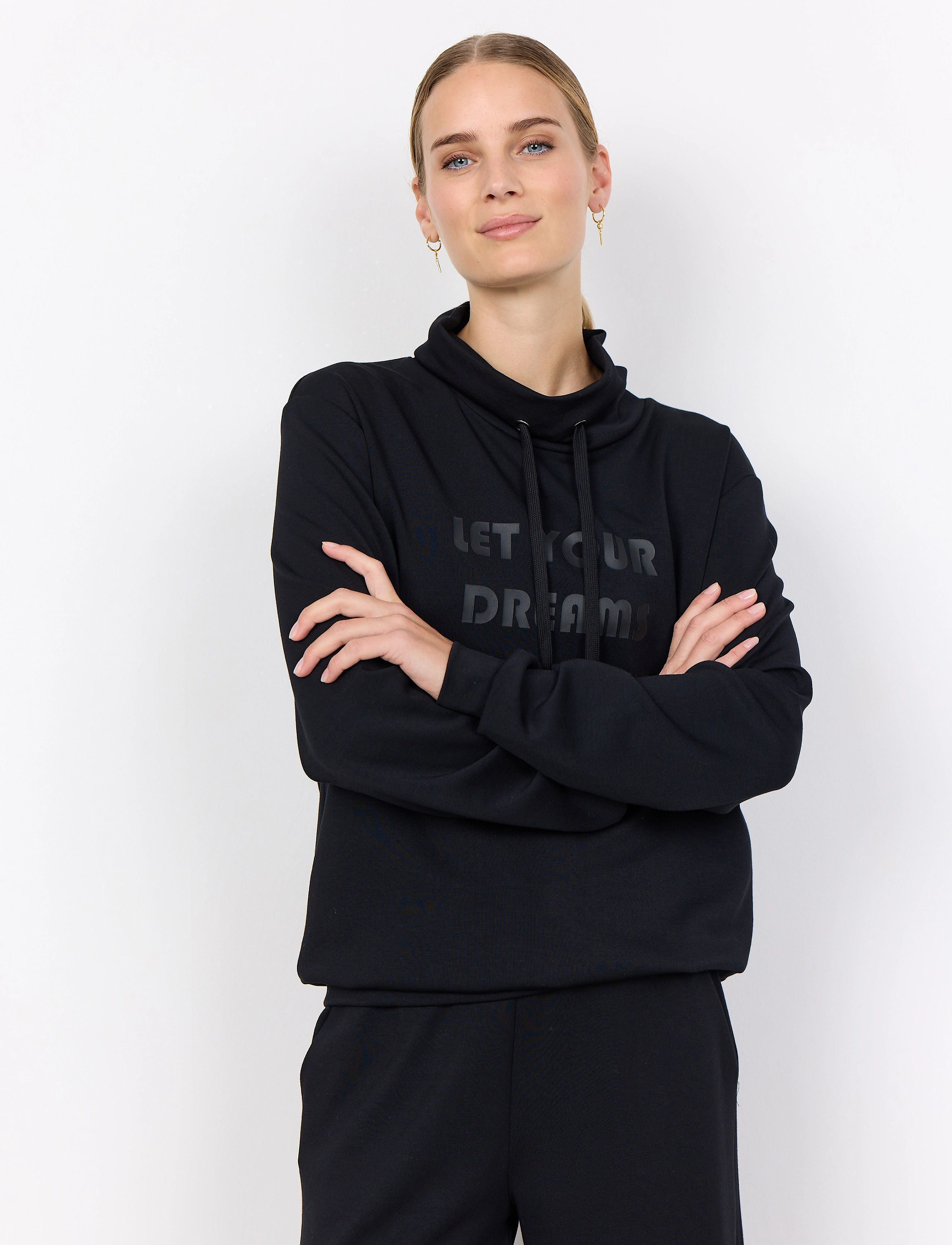 Soyaconcept Sc-Banu, XS, Black, Sweatshirts & Hættetrøjer > Sweatshirts, Dame