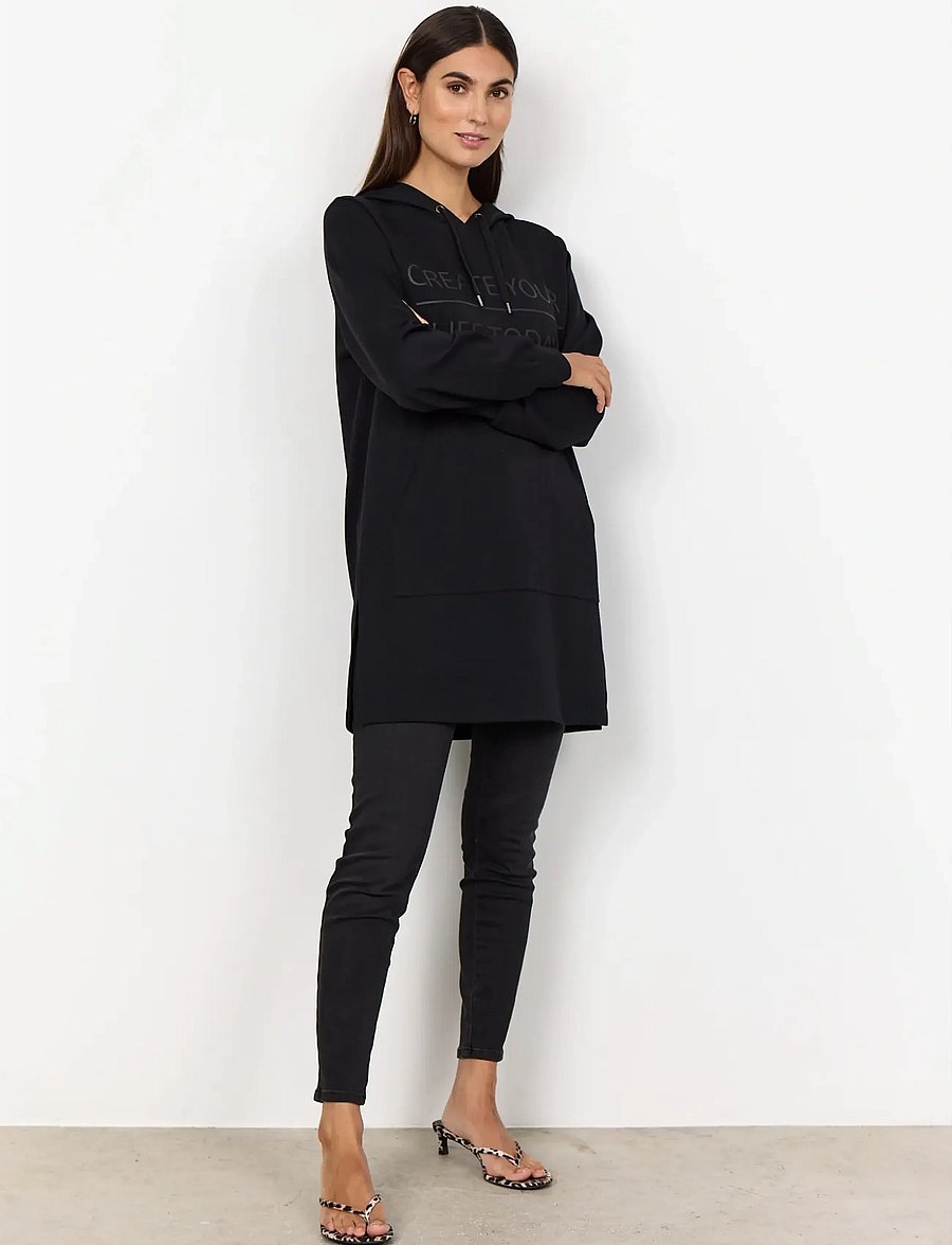 Soyaconcept - SC-BANU - t-shirtklänningar - black - 4