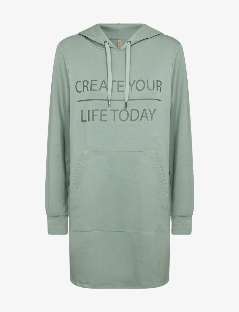 Soyaconcept - SC-BANU - kapuutsiga dressipluusid - mineral green - 1
