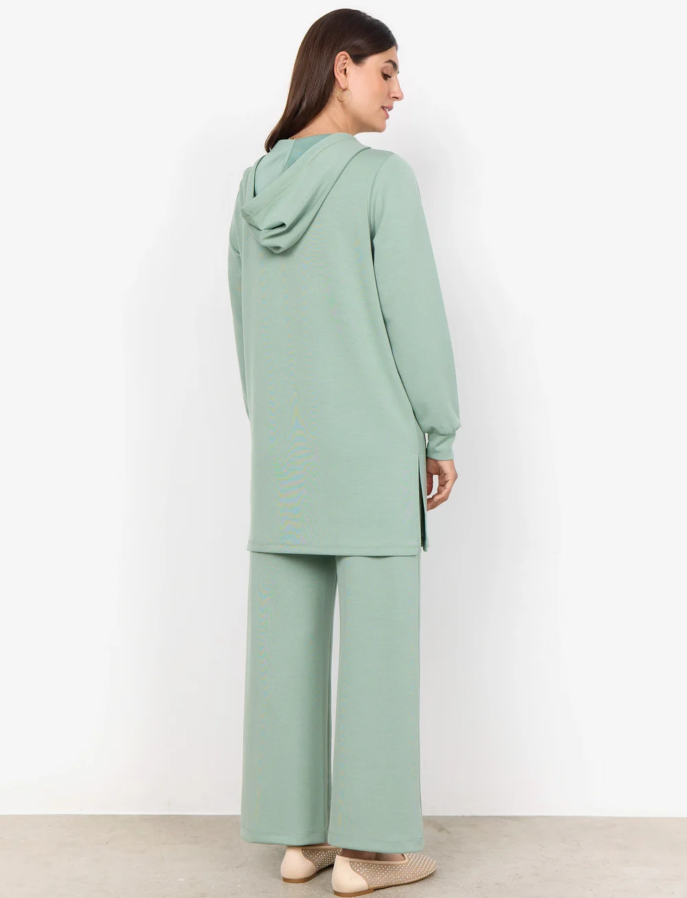 Soyaconcept - SC-BANU - kapuutsiga dressipluusid - mineral green - 3