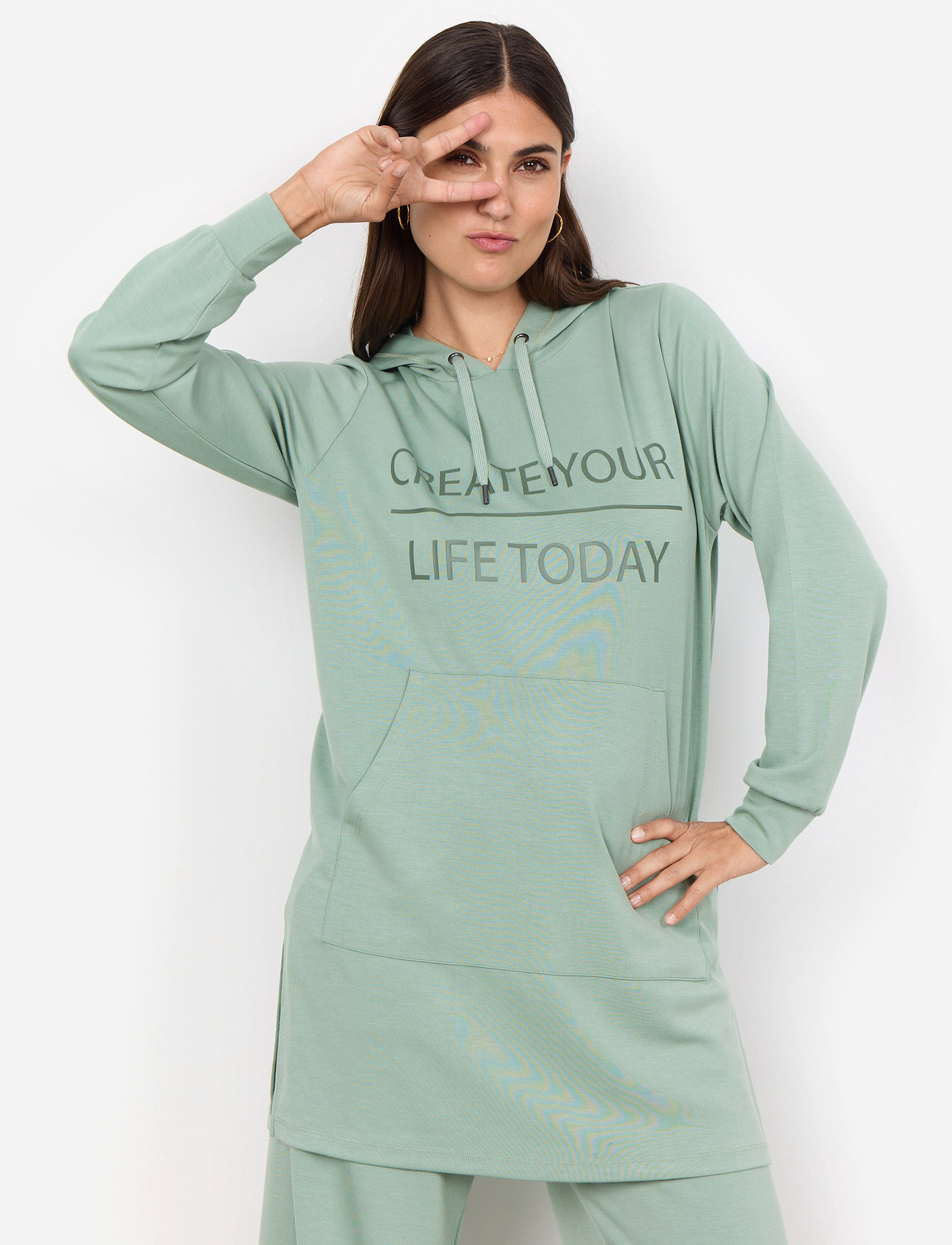 Soyaconcept - SC-BANU - t-shirt-kleider - mineral green - 4