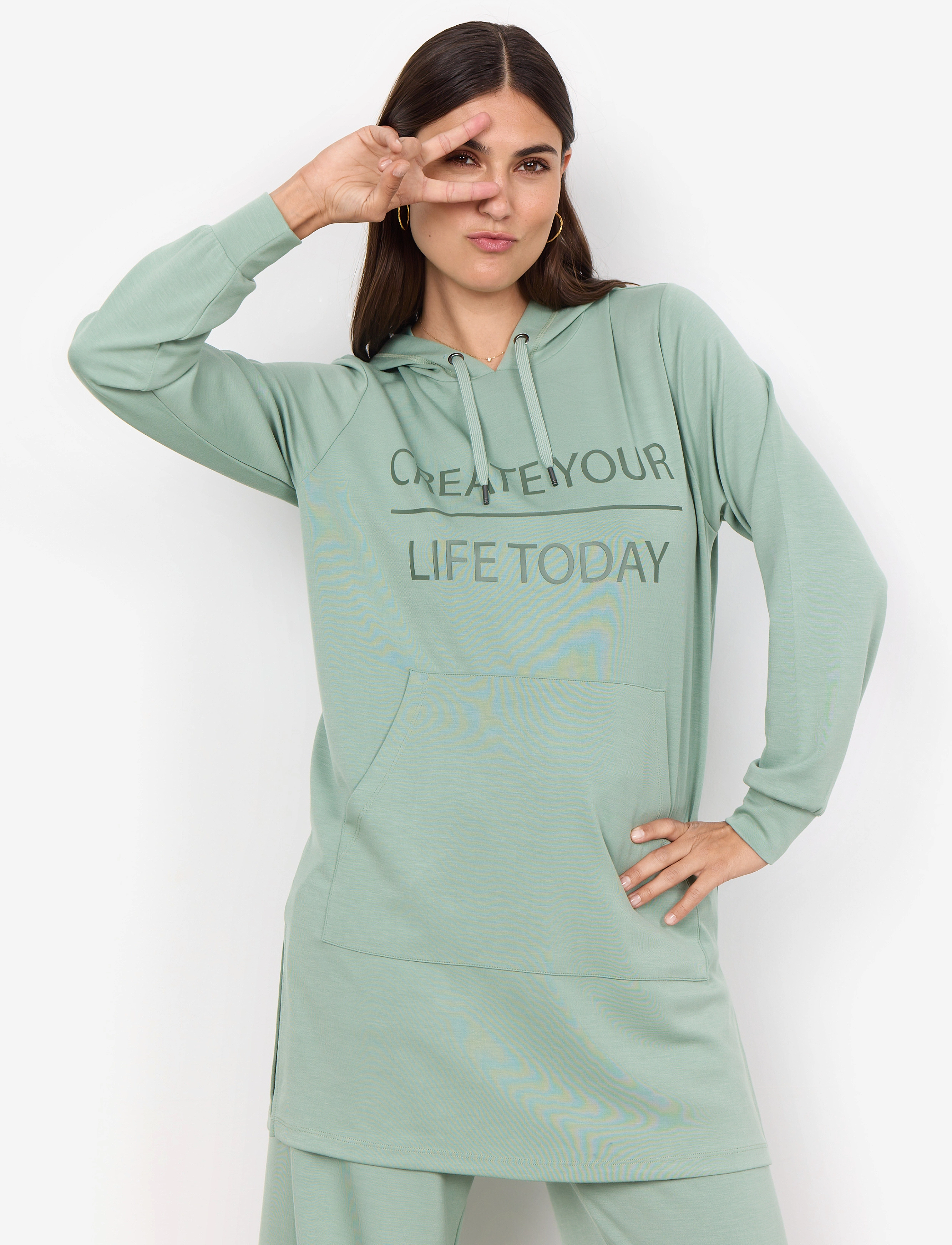 Soyaconcept - SC-BANU - t-shirt dresses - mineral green - 4