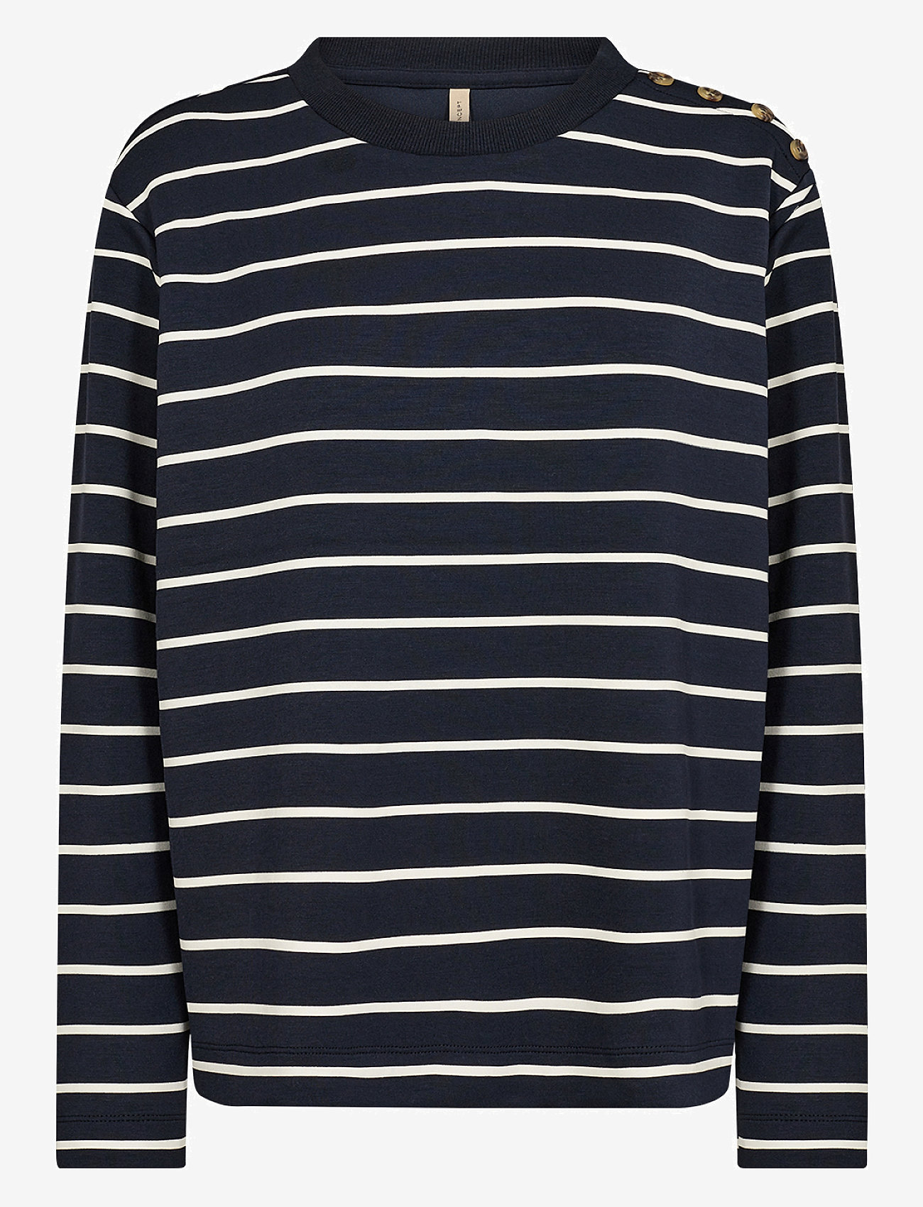 Soyaconcept - SC-BARNI - langärmlige blusen - navy combi - 0