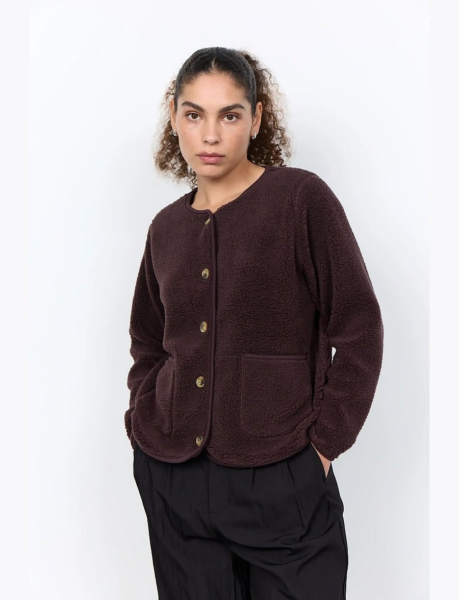Soyaconcept - SC-ONYX - strickjacken - 8980 chocolate plum - 0