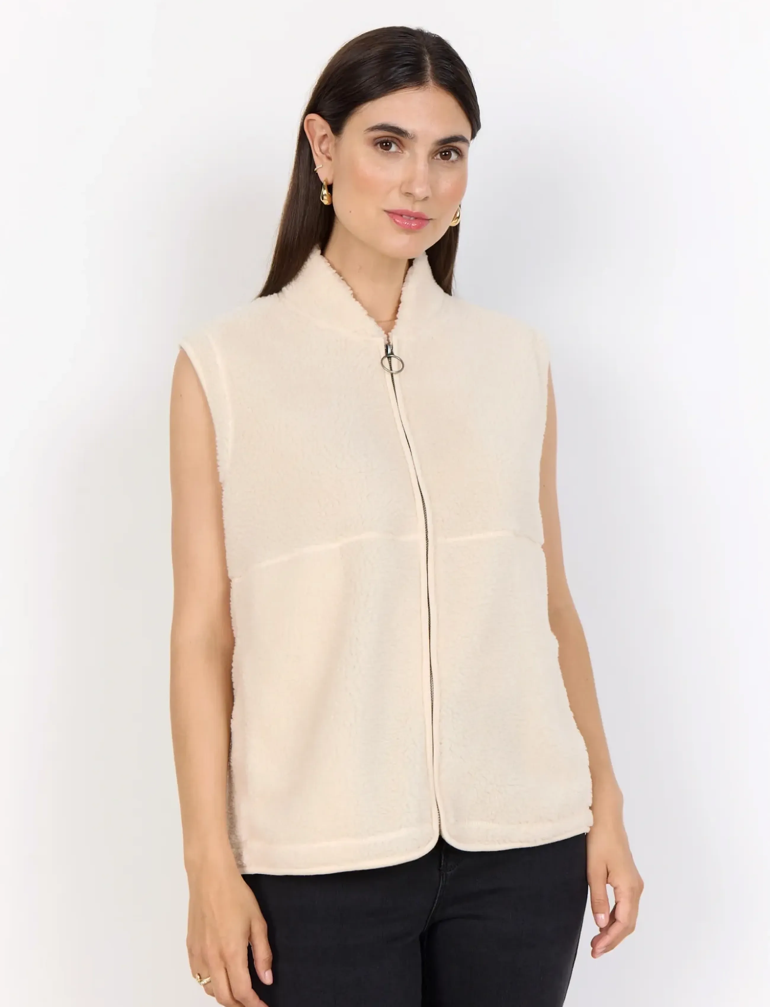 Soyaconcept Sc-Onyx, XL, Westen, Creme - Fleece & Teddy Frauen
