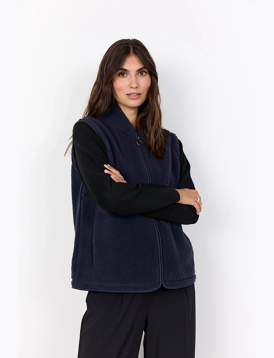 Soyaconcept - SC-ONYX - fleece- und teddy-westen - 6910 navy - 0