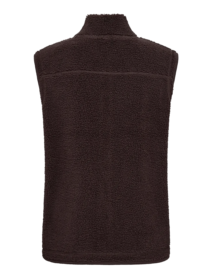Soyaconcept - SC-ONYX - fleece- og teddyveste - 8980 chocolate plum - 2